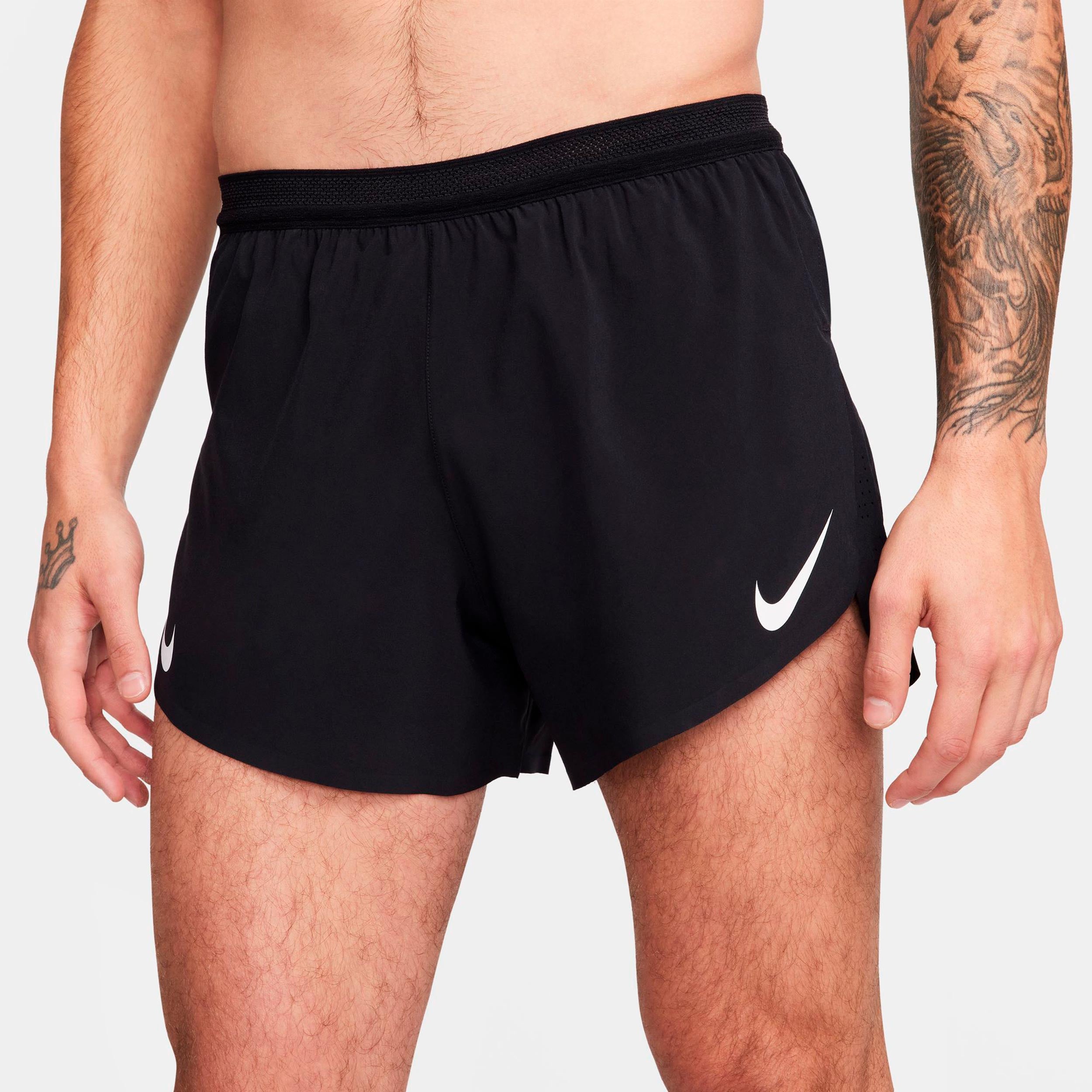 Nike AeroSwift Pantalones cortos Hombres - negro, blanco