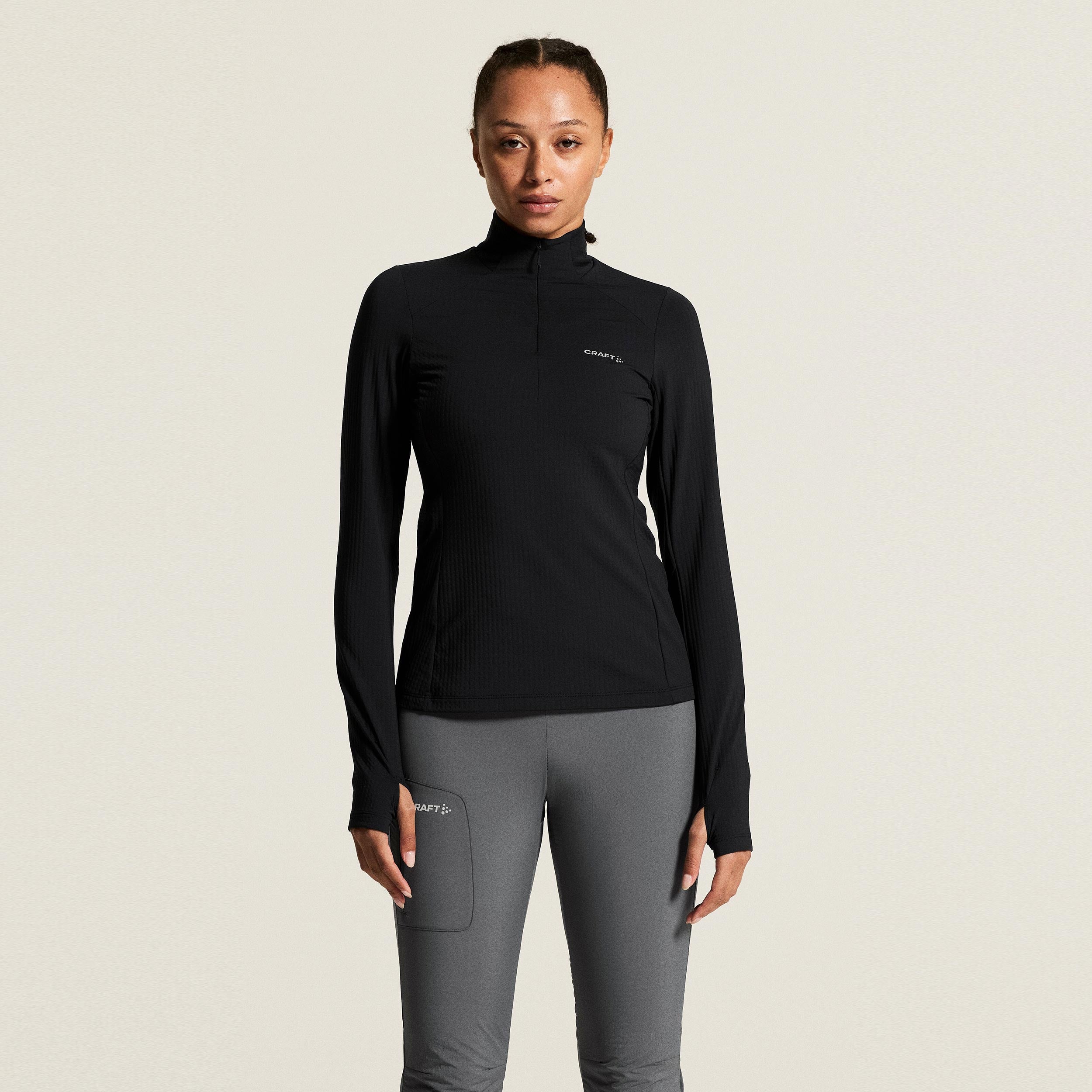 Craft Gain Thermal Camiseta de running Mujeres - negro