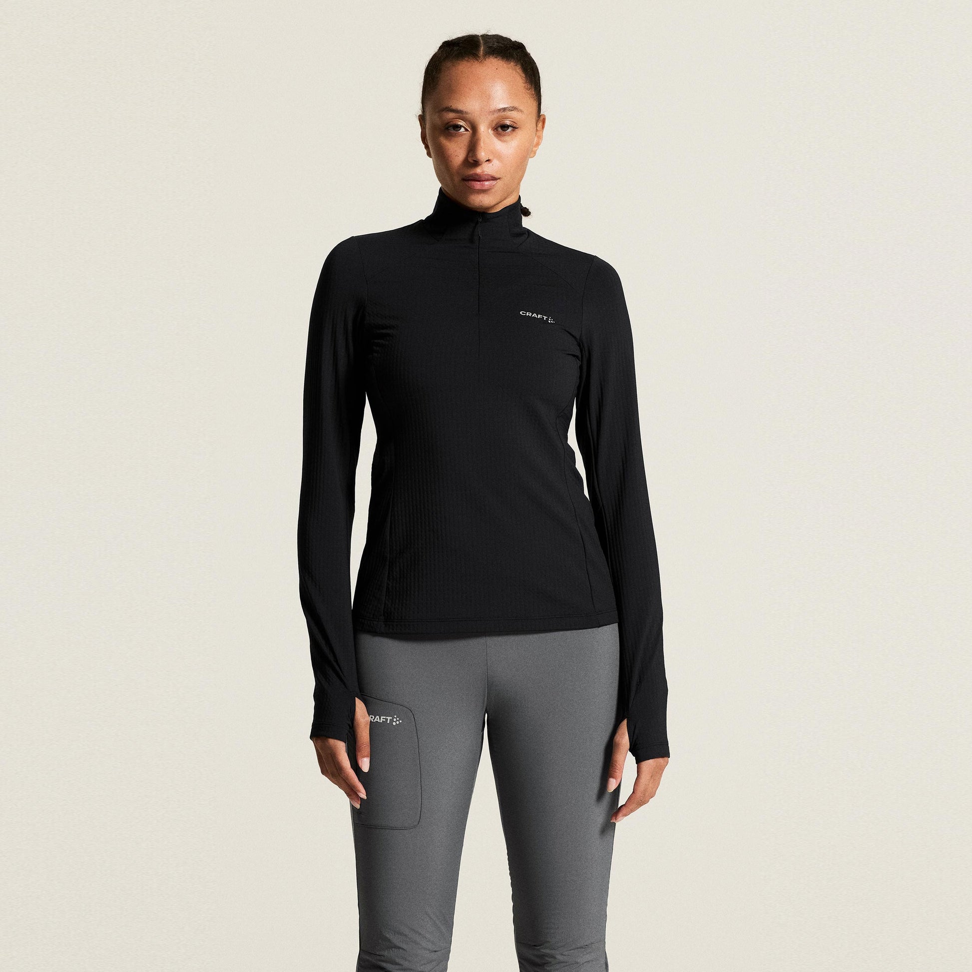 Craft Gain Thermal Camiseta de running Mujeres - negro