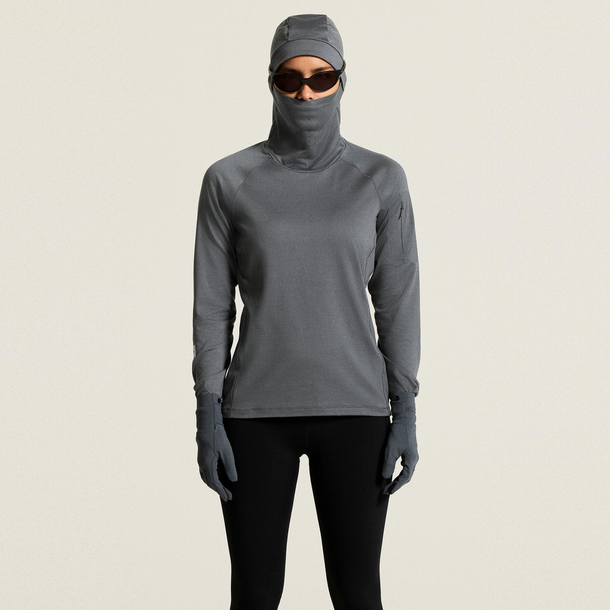 Craft SubZ Thermal Camiseta de running Mujeres - antracita