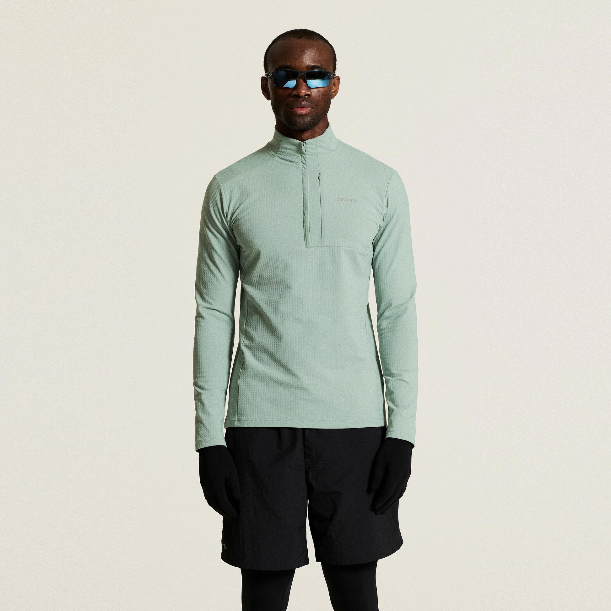Craft Gain Thermal Camiseta de running Hombres - salvia
