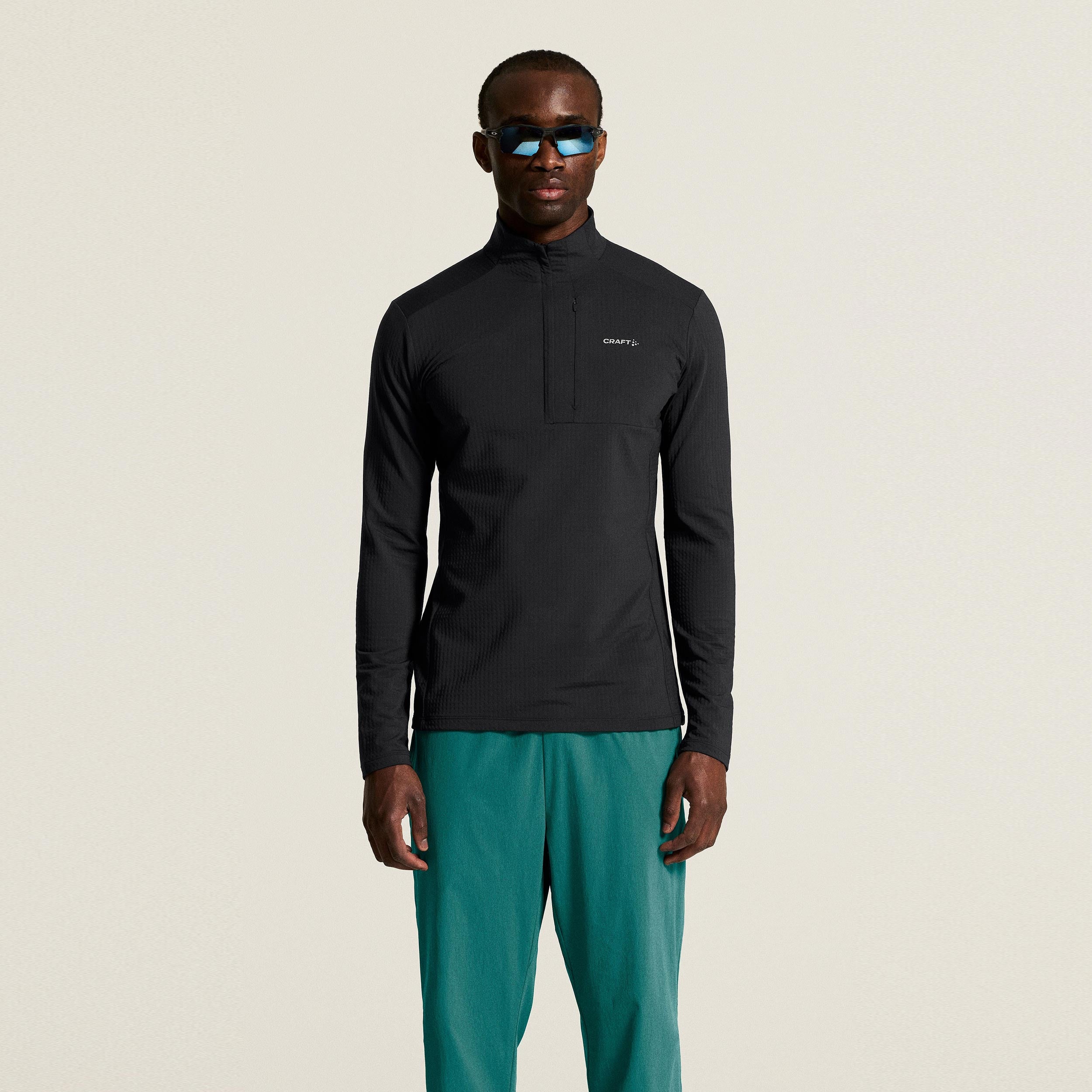 Craft Gain Thermal Camiseta de running Hombres - negro
