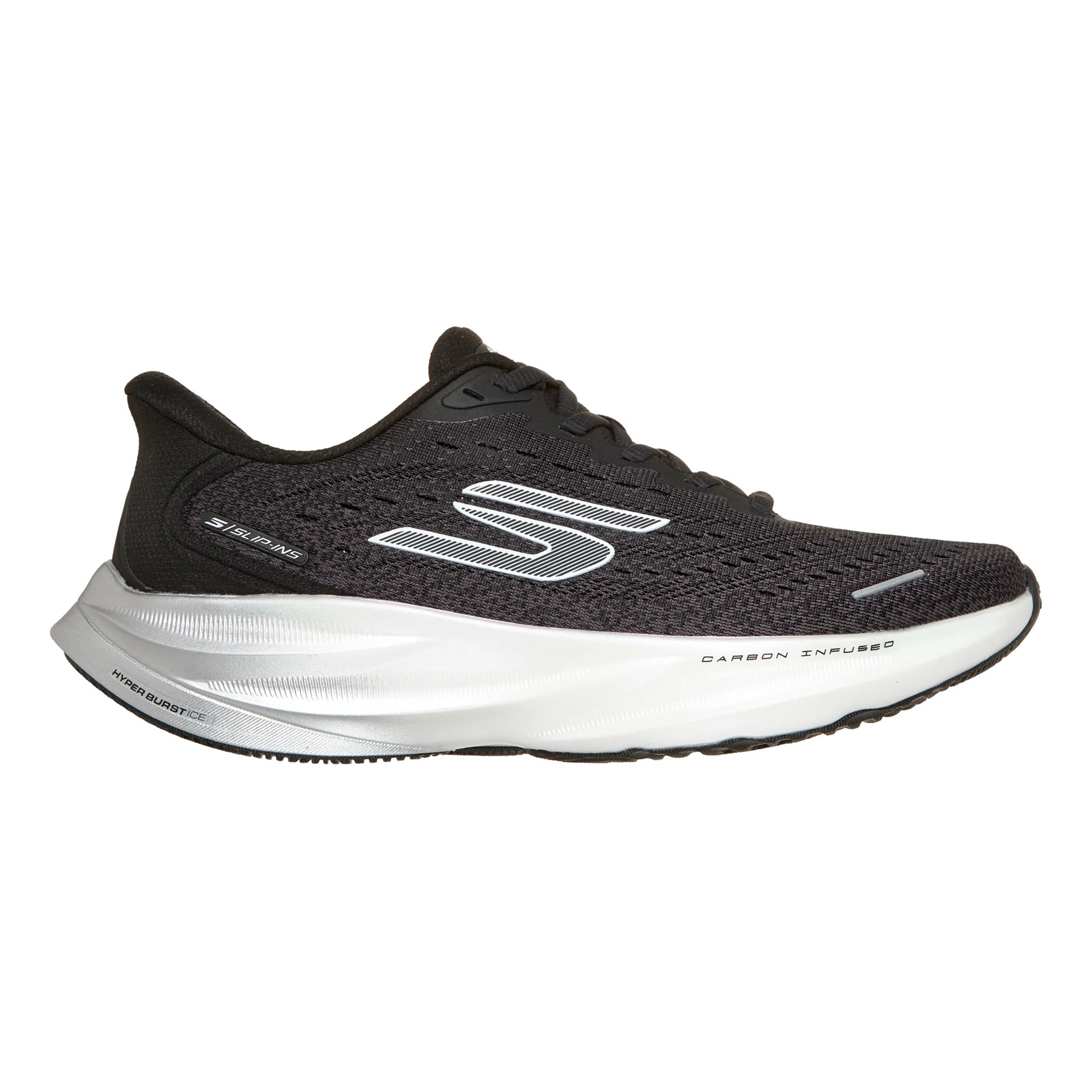 Skechers SKX Aero Spark Slip-In Zapatilla neutral Mujeres - negro, plateado