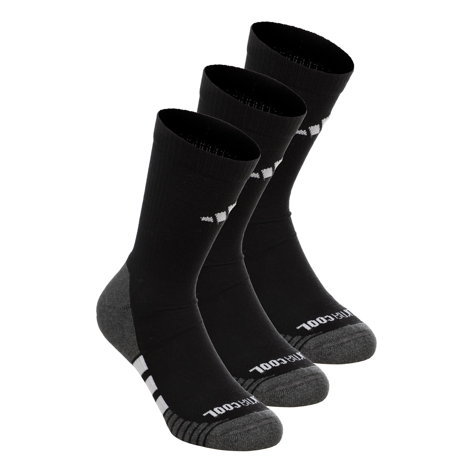 adidas Performance Cushioned Crew Calcetines para correr Unisex - negro
