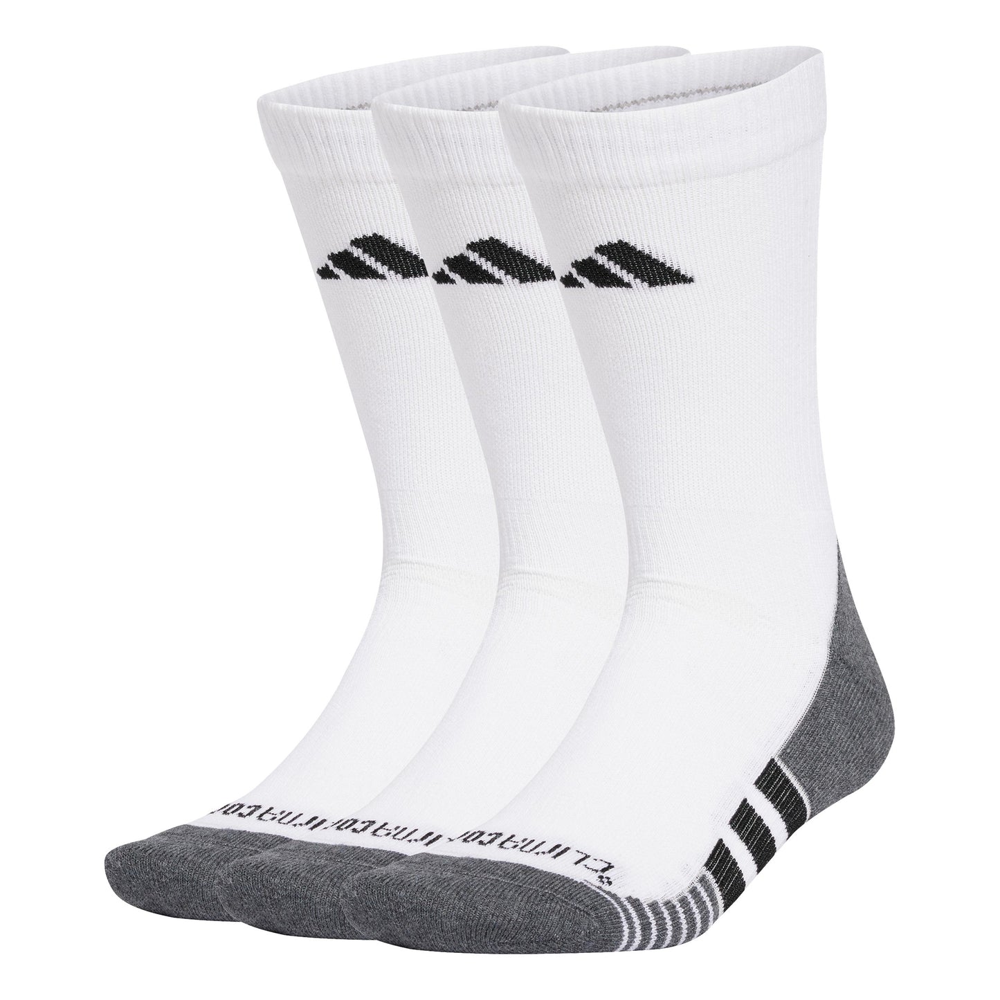 adidas Performance Cushioned Crew Calcetines para correr Unisex - blanco, negro