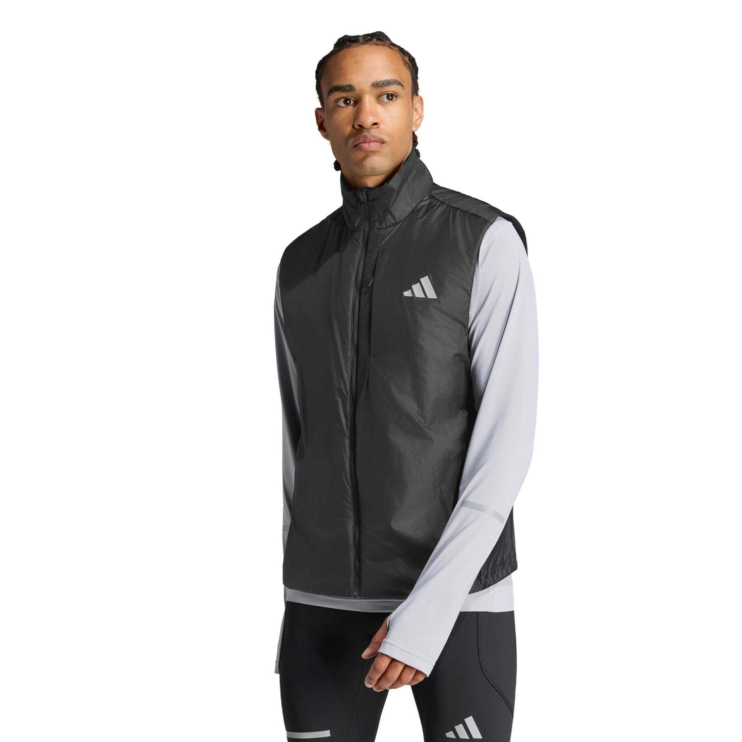 adidas adi365 Warm Chalecos para correr Hombres - negro