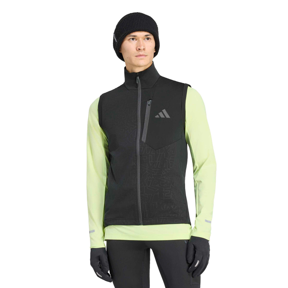 adidas Terrex XPR Softshell Chalecos para correr Hombres - negro