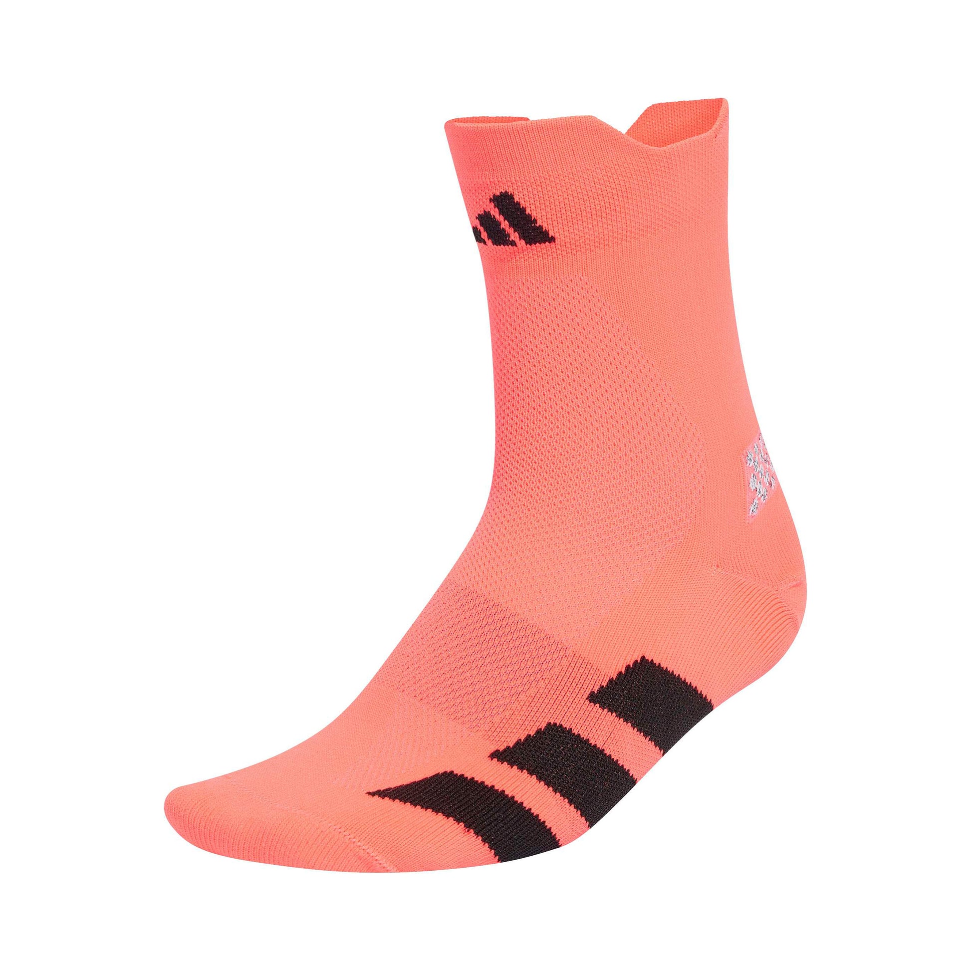 adidas adizero Quarter Calcetines para correr Unisex - coral, negro