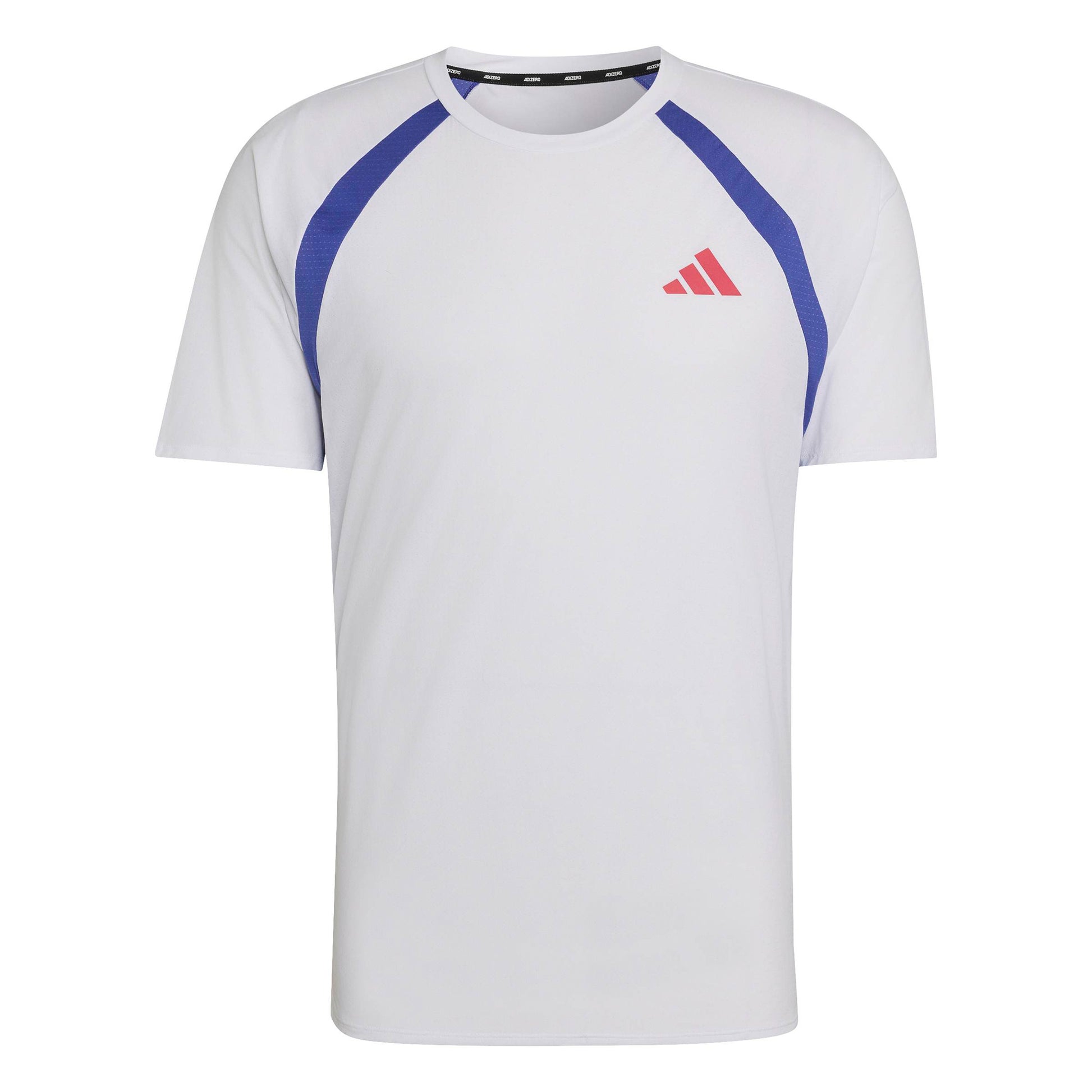 adidas adizero Archive Camiseta de running Hombres - blanco, azul
