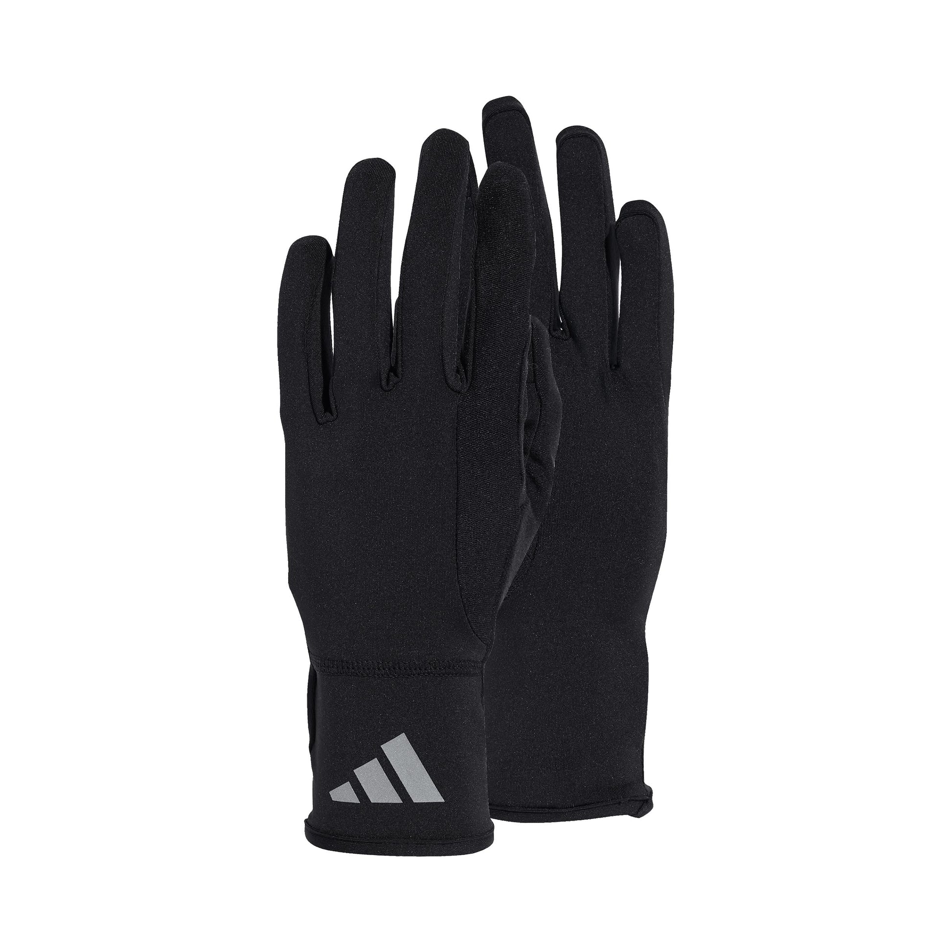 adidas Guantes de correr Unisex - negro