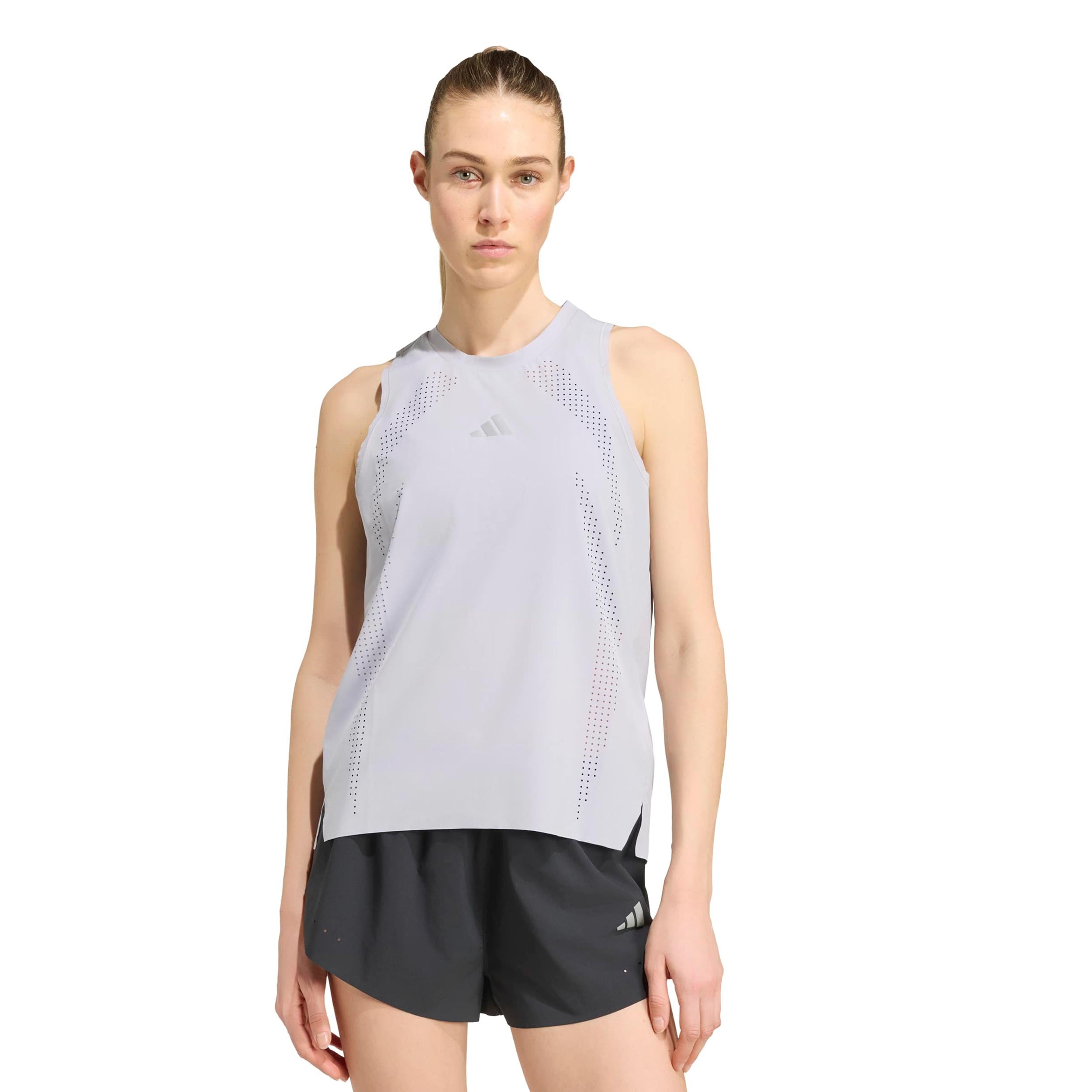 adidas adi365 Aspyre Camiseta de running Mujeres - gris claro