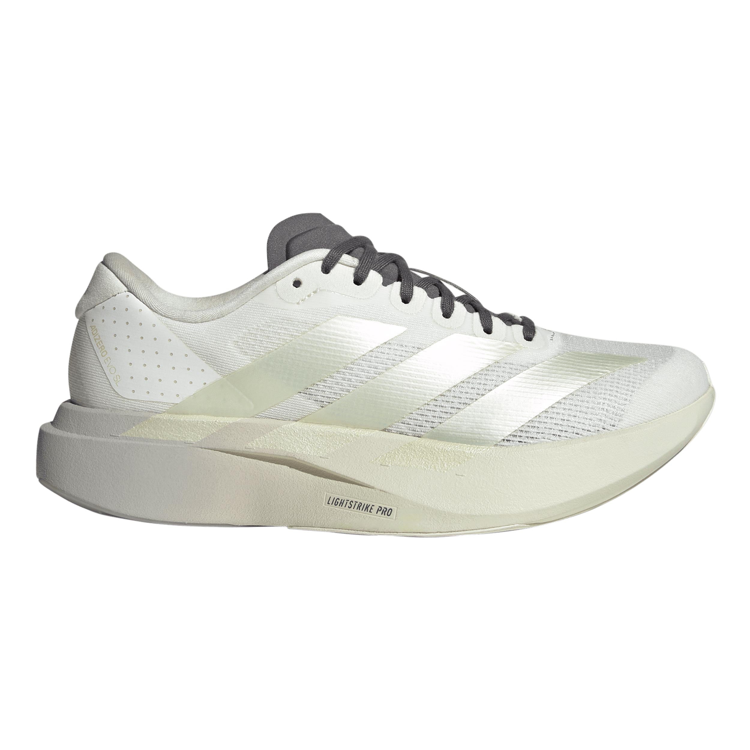 adidas adizero Evo SL Zapatilla de competición Mujeres - gris claro, verde claro