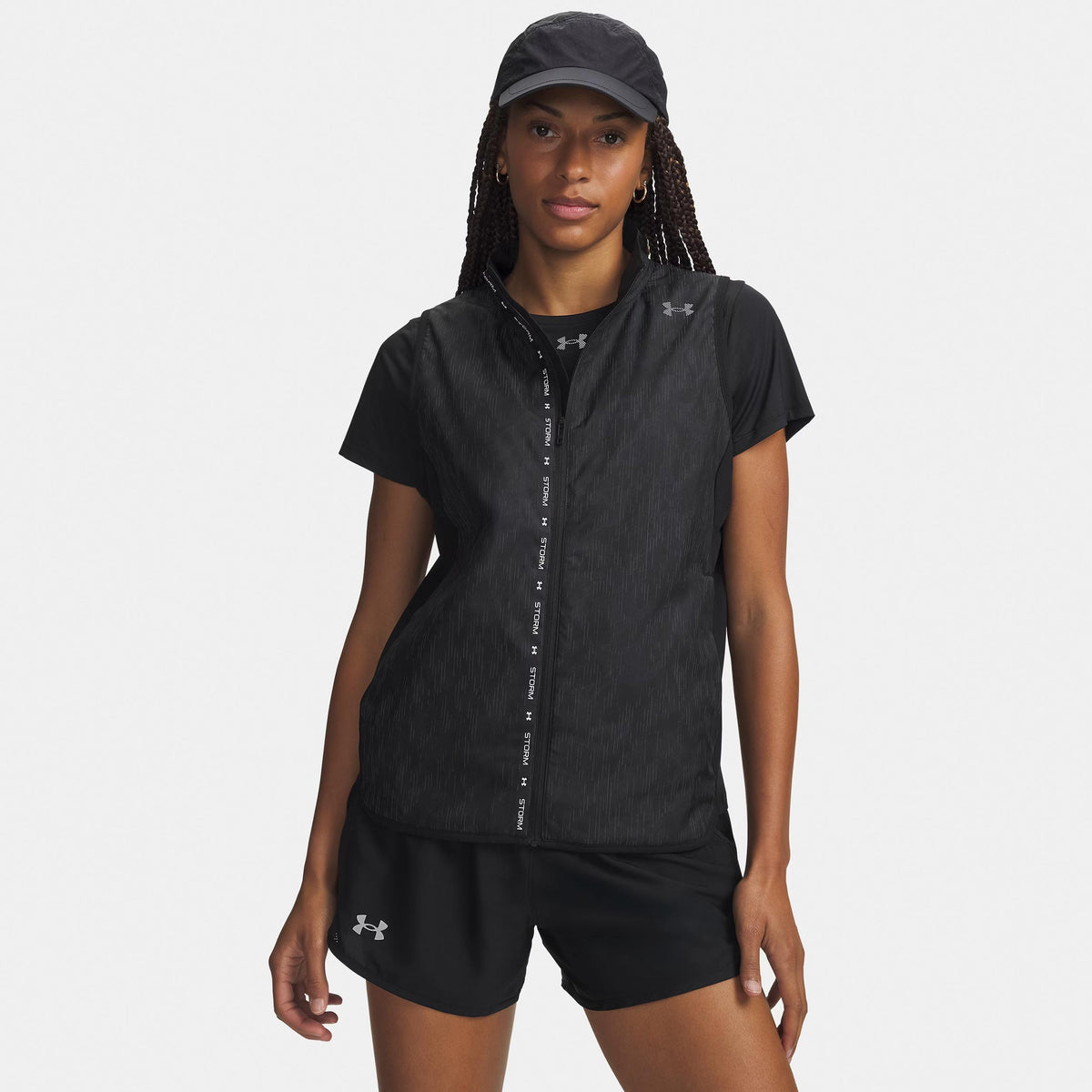 Under Armour Velociti ColdWeather Storm  Chalecos para correr Mujeres - negro