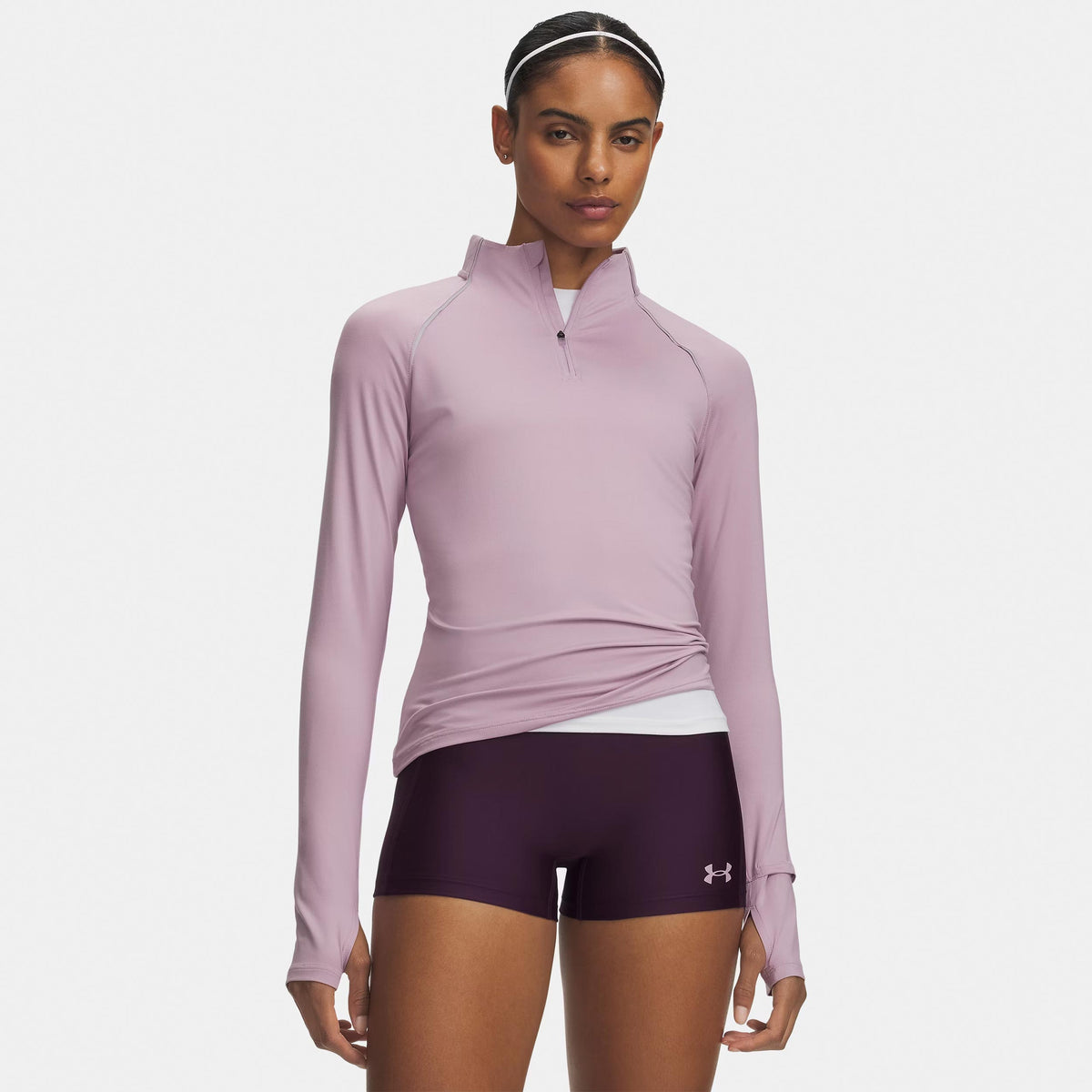 Under Armour Velociti Half Zip  Camiseta de running Mujeres - malva