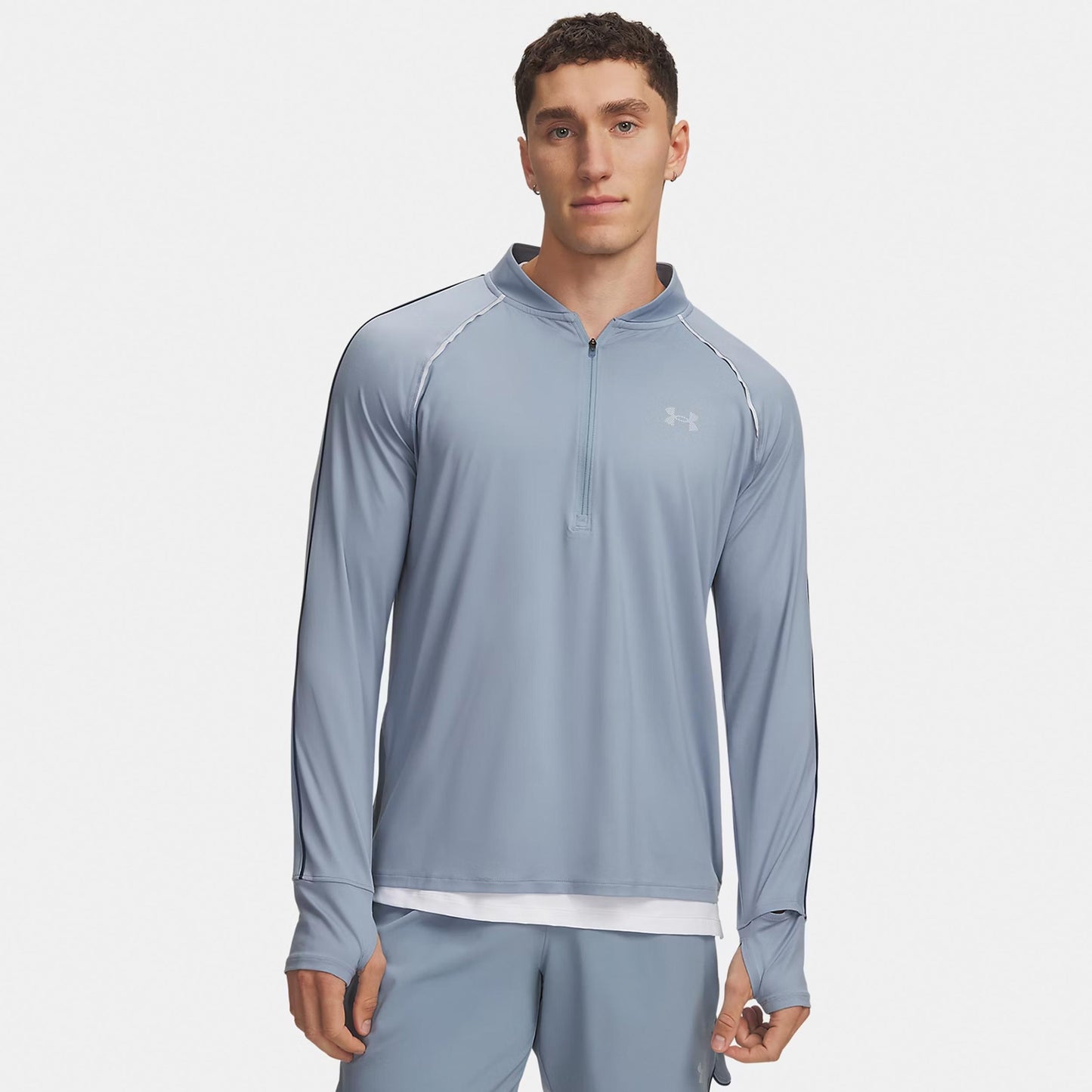 Under Armour Velociti Half Zip  Camiseta de running Hombres - azul
