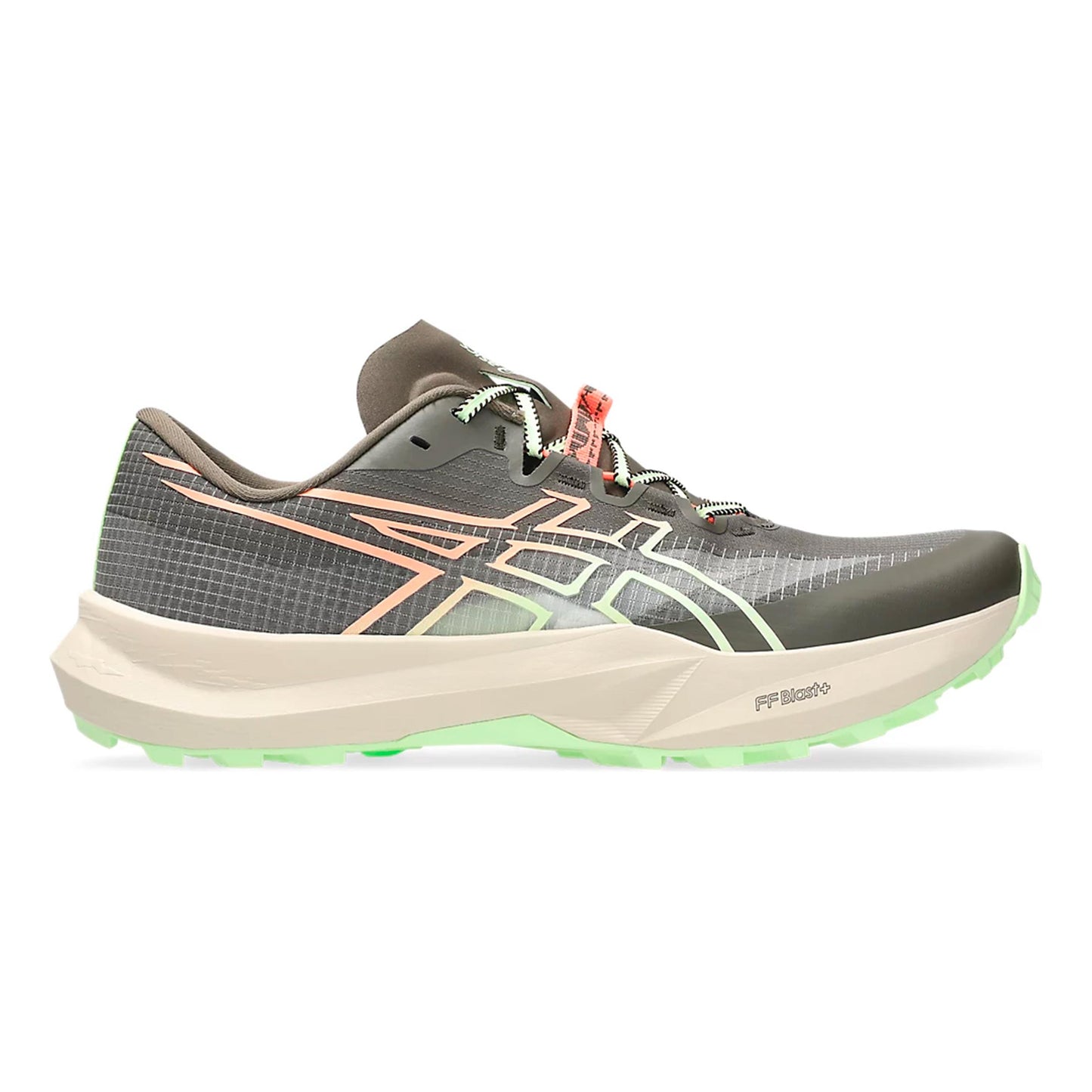 ASICS FUJI LITE 7 Zapatilla trail Unisex - marrón, amarillo
