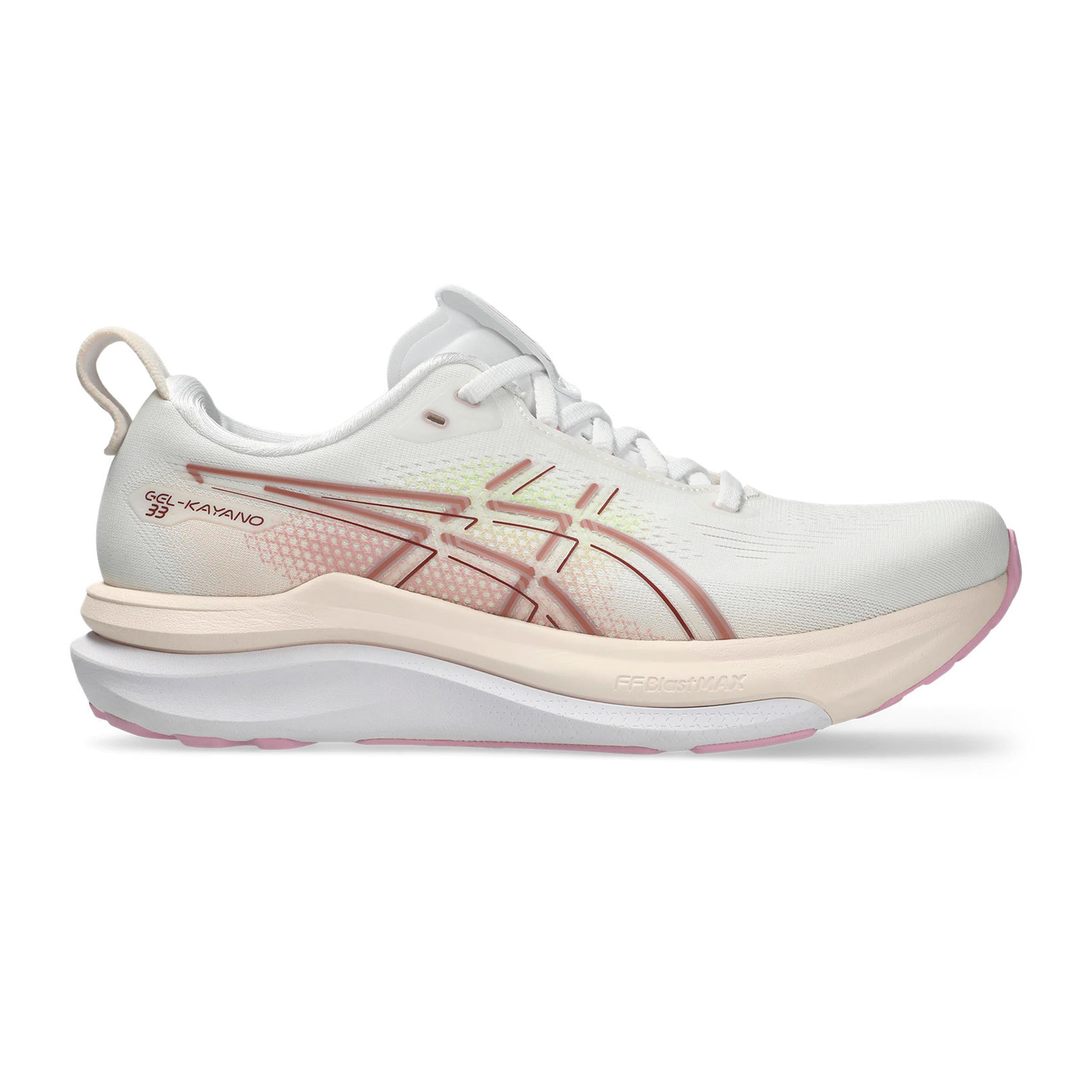 ASICS GEL-KAYANO 33 Zapatilla de estabilidad Mujeres - blanco, lila