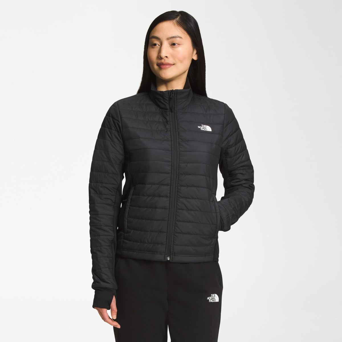The North Face Canyonlands Hybrid Chaqueta para correr Mujeres - negro