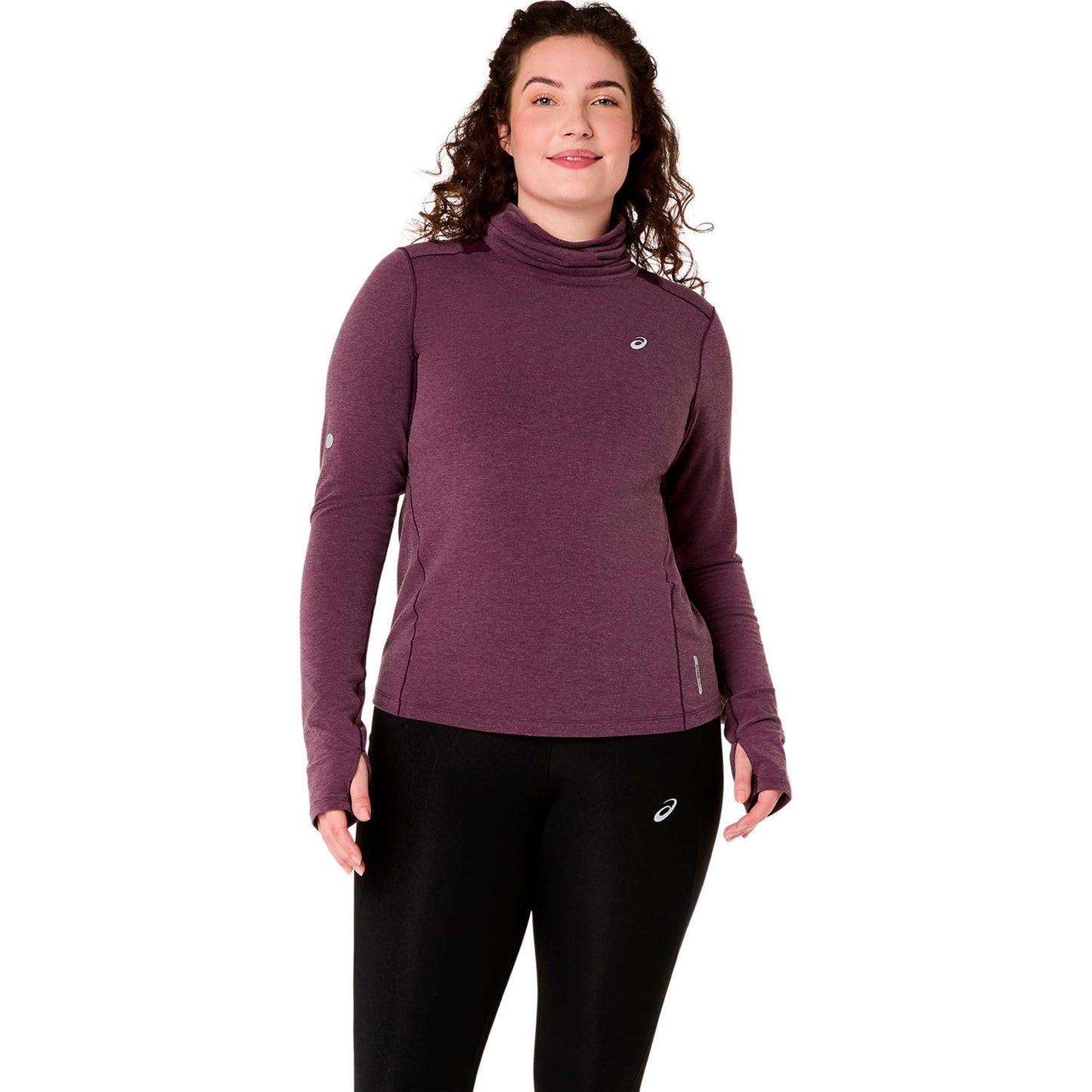ASICS Nagino Winter  Camiseta de running - rojo vino
