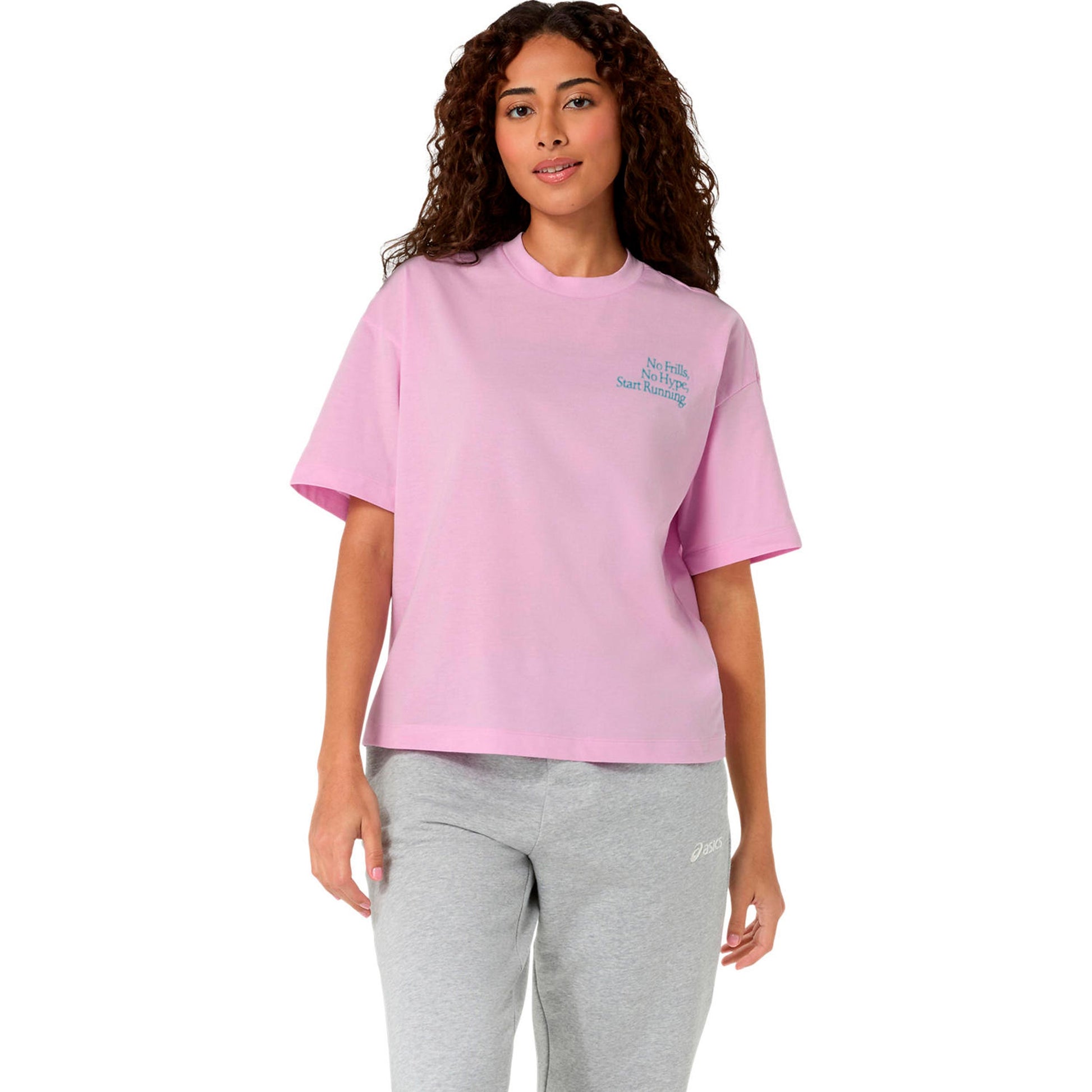 ASICS Runner Message Graphic  Camiseta de running - morado, turquesa