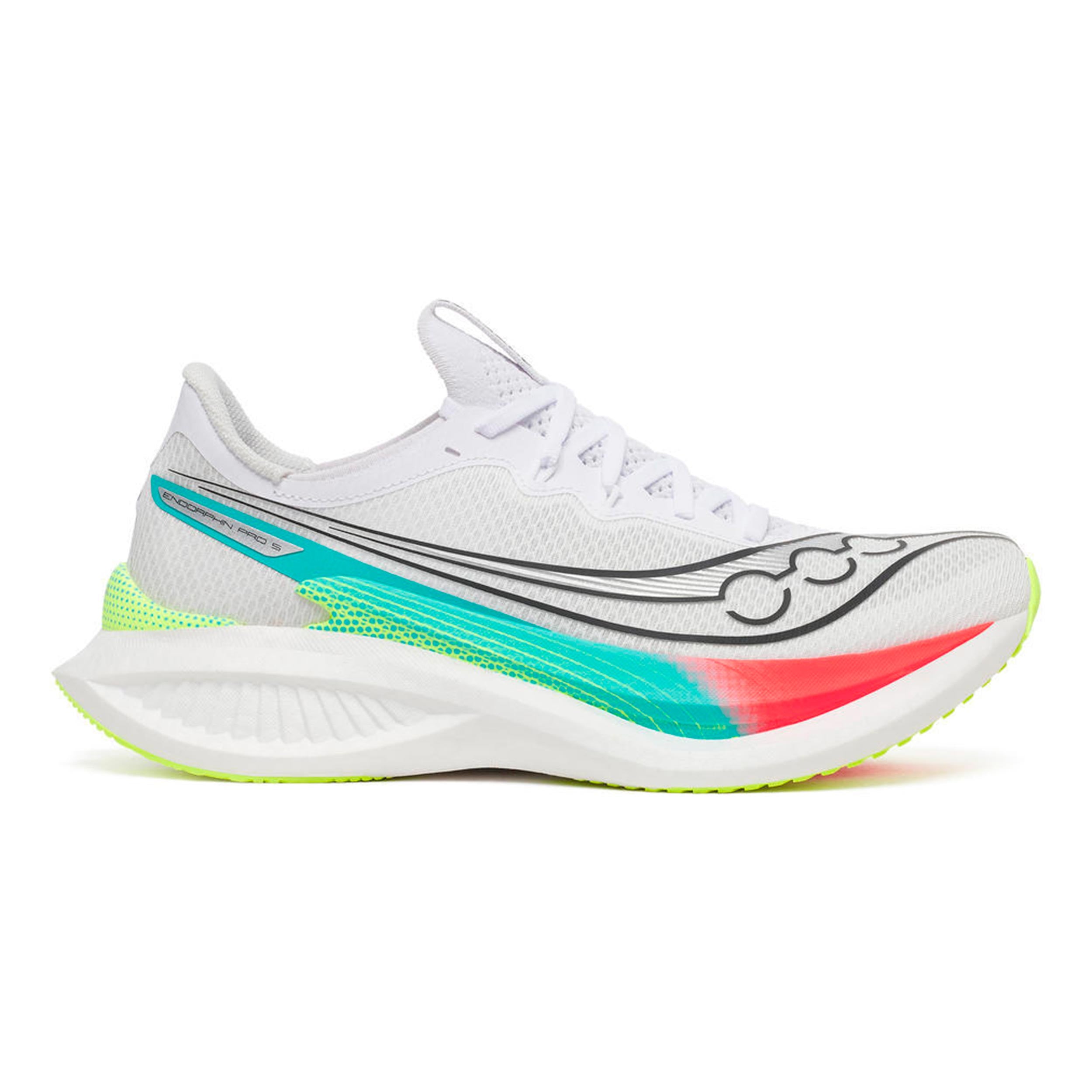 Saucony Endorphin Pro 5 Zapatilla de competición Hombres - blanco, multicolor