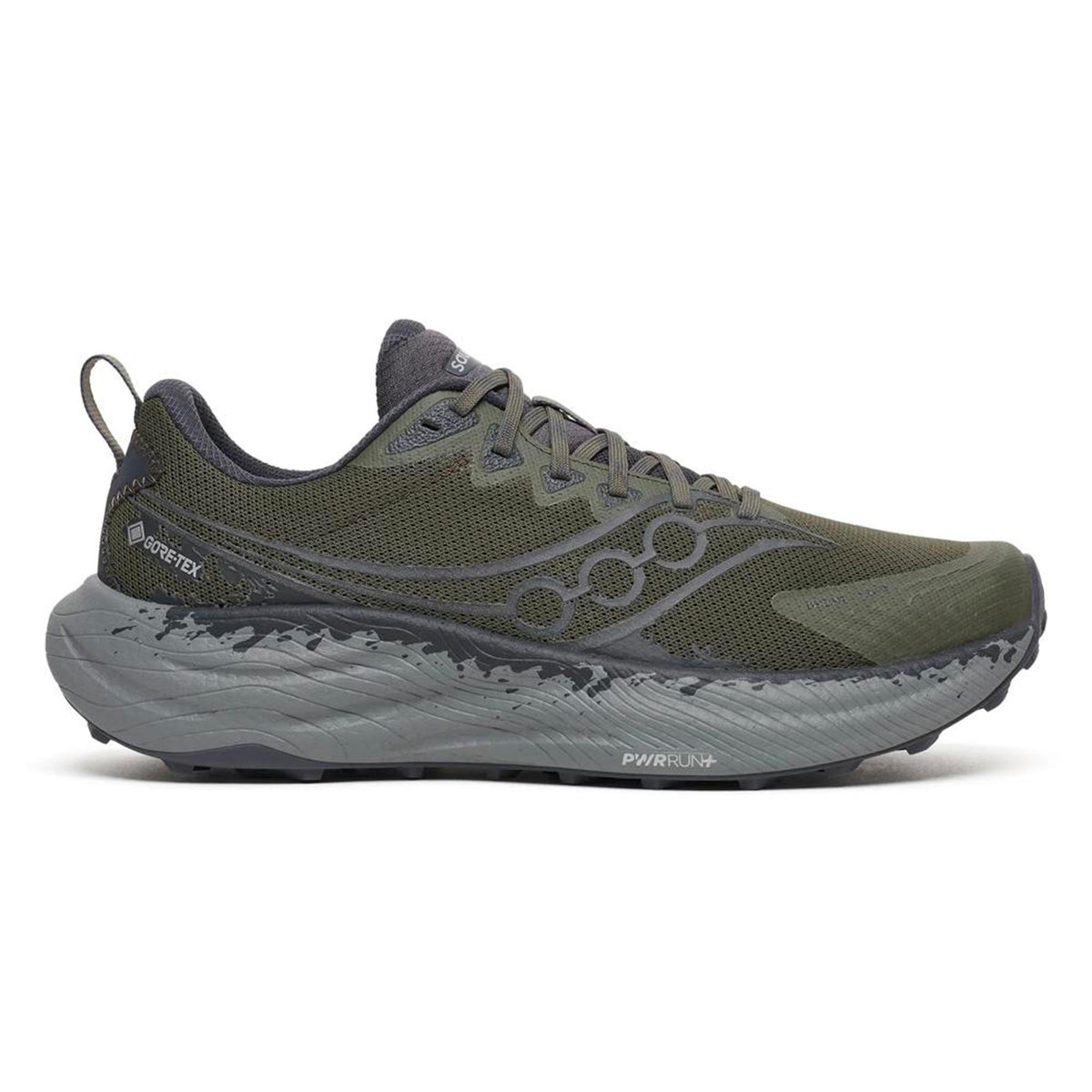 Saucony Ride TR3 GTX Zapatilla neutral Hombres - oliva, gris
