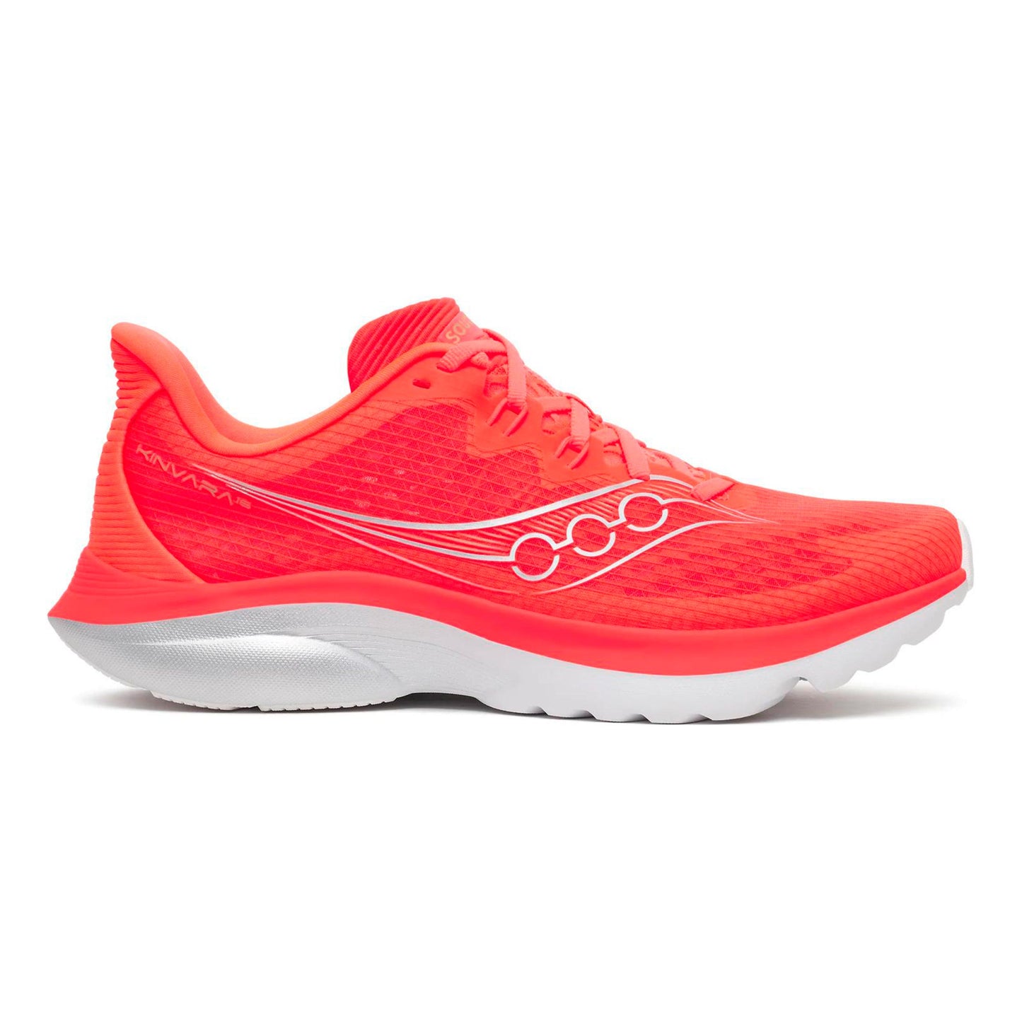 Saucony Kinvara 16 Zapatilla neutral Hombres - rojo, plateado