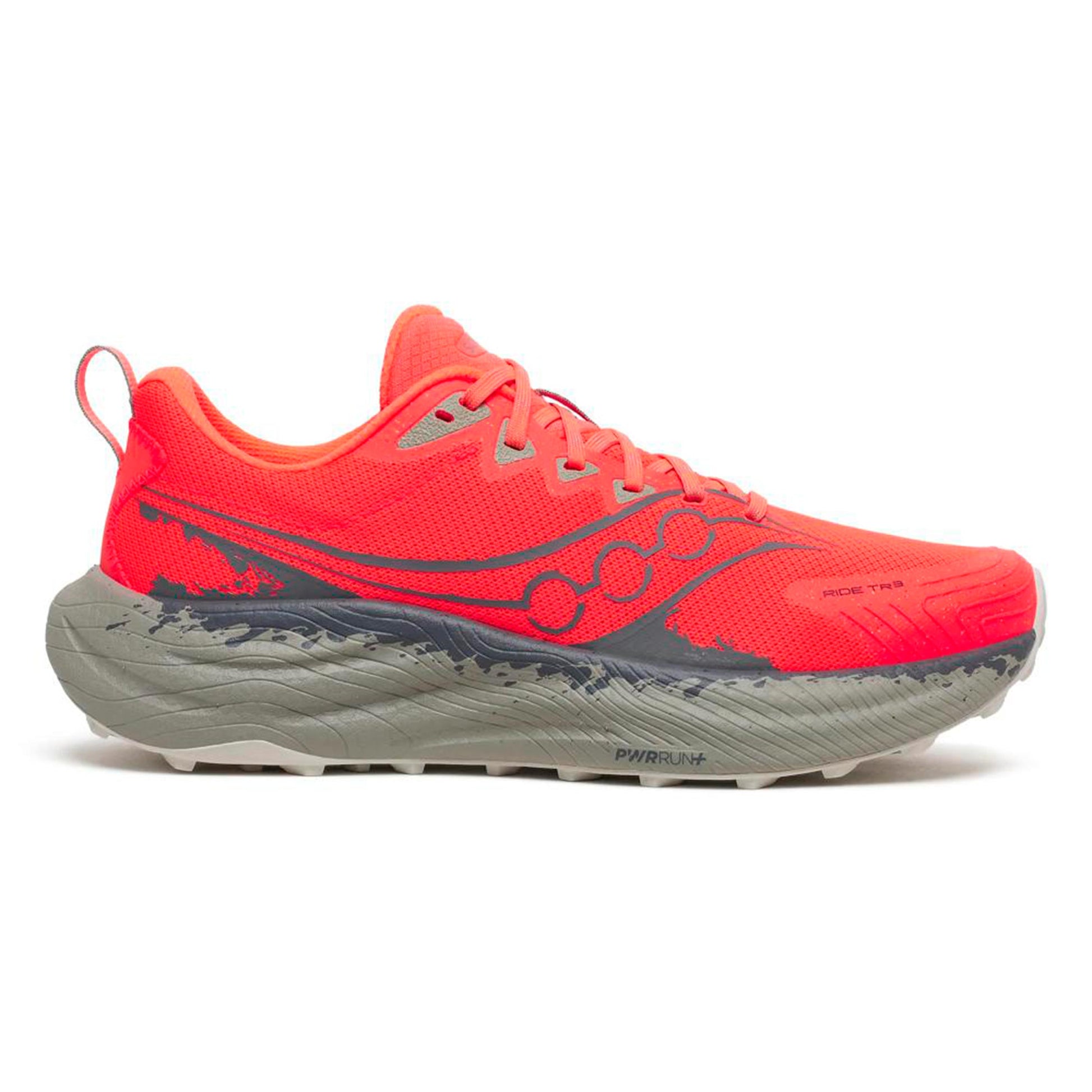 Saucony Ride TR3 Zapatilla neutral Hombres - rojo, gris