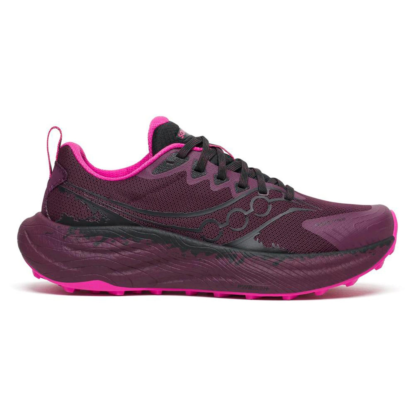 Saucony Ride TR3 Zapatilla neutral Mujeres - rojo vino, rosa