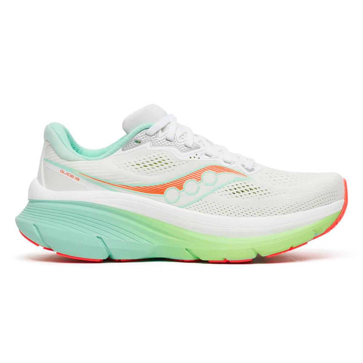 Saucony Guide 19 Zapatilla de estabilidad Mujeres - blanco, multicolor