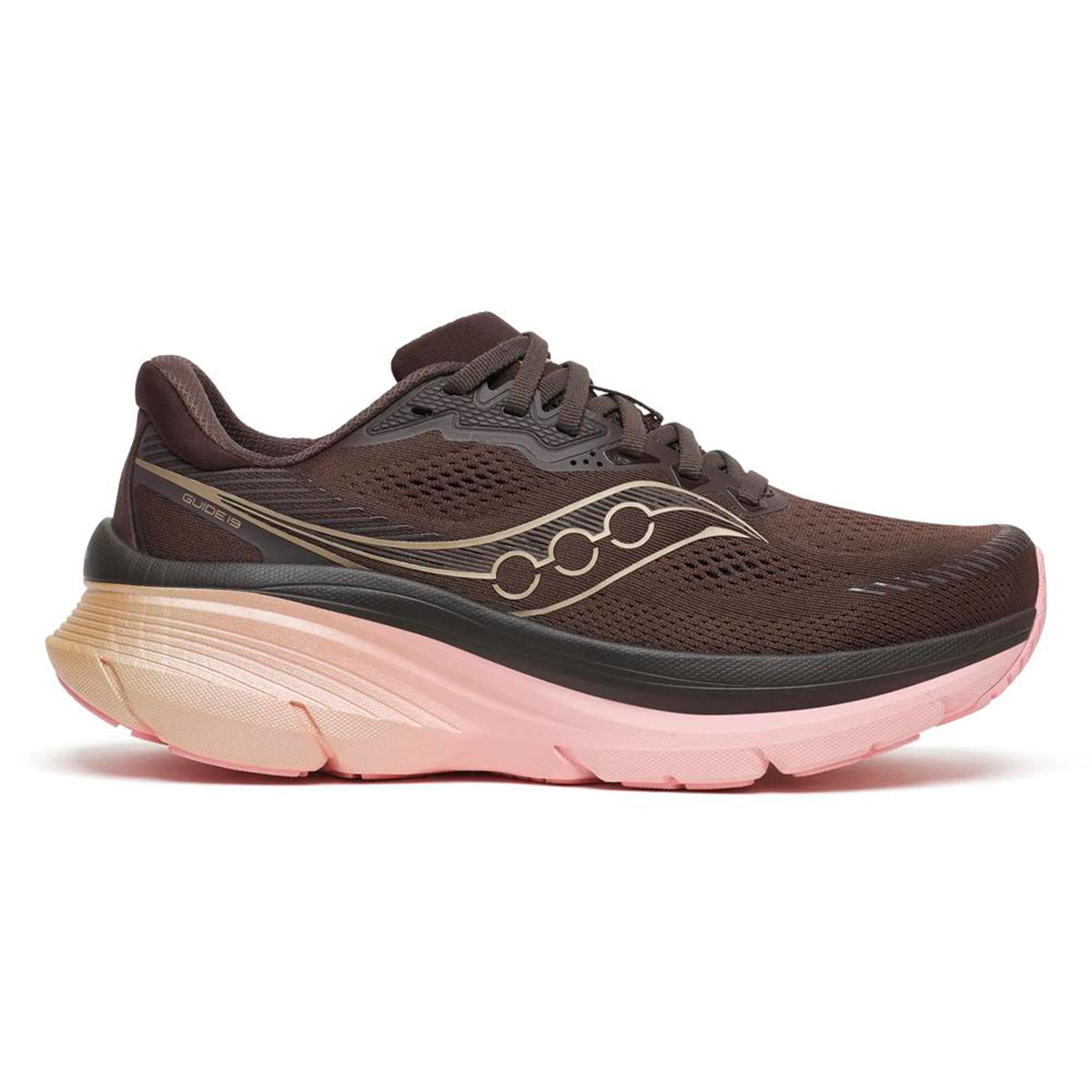 Saucony Guide 19 Zapatilla de estabilidad Mujeres - marrón, rosa