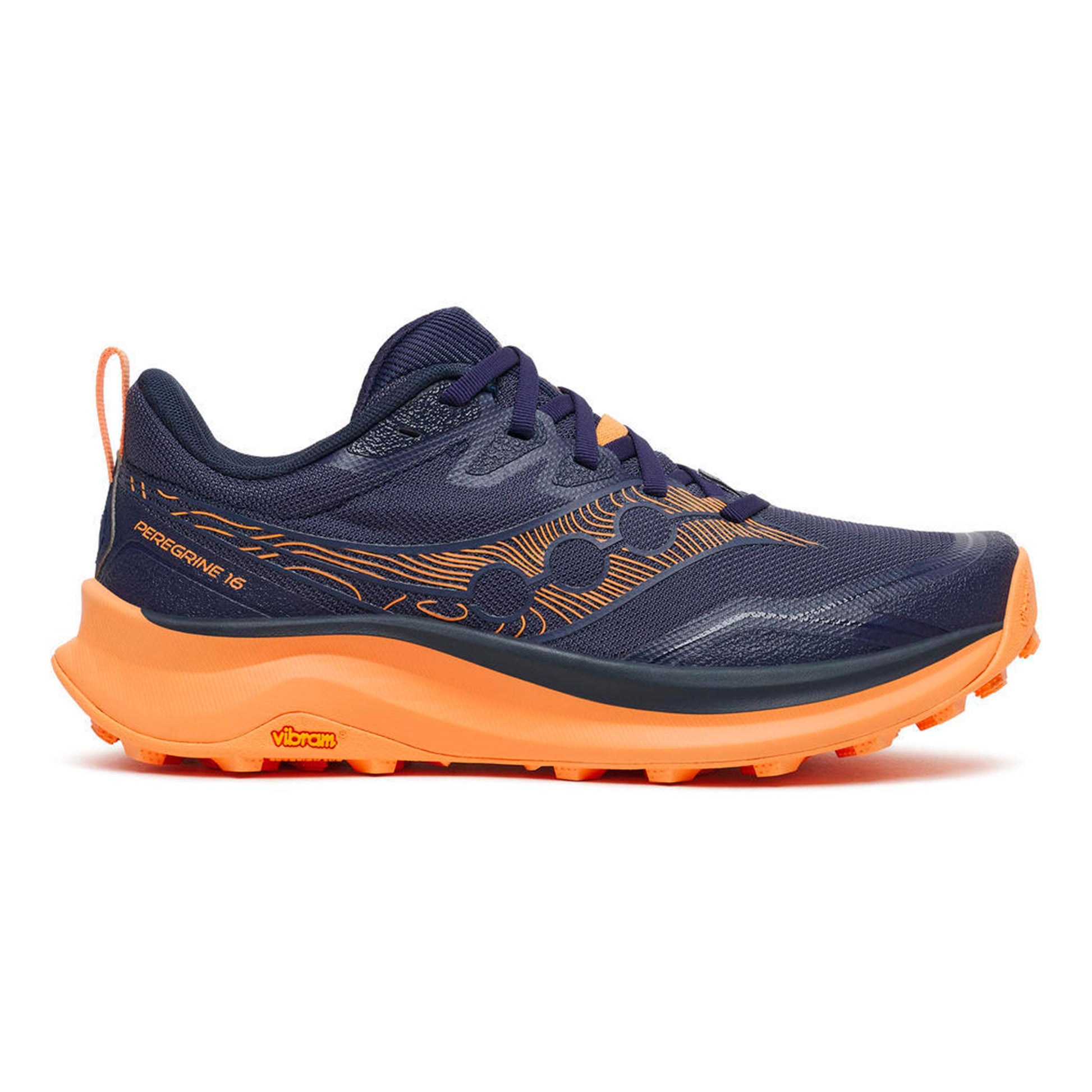 Saucony Peregrine 16 Zapatilla trail Mujeres - gris, naranja