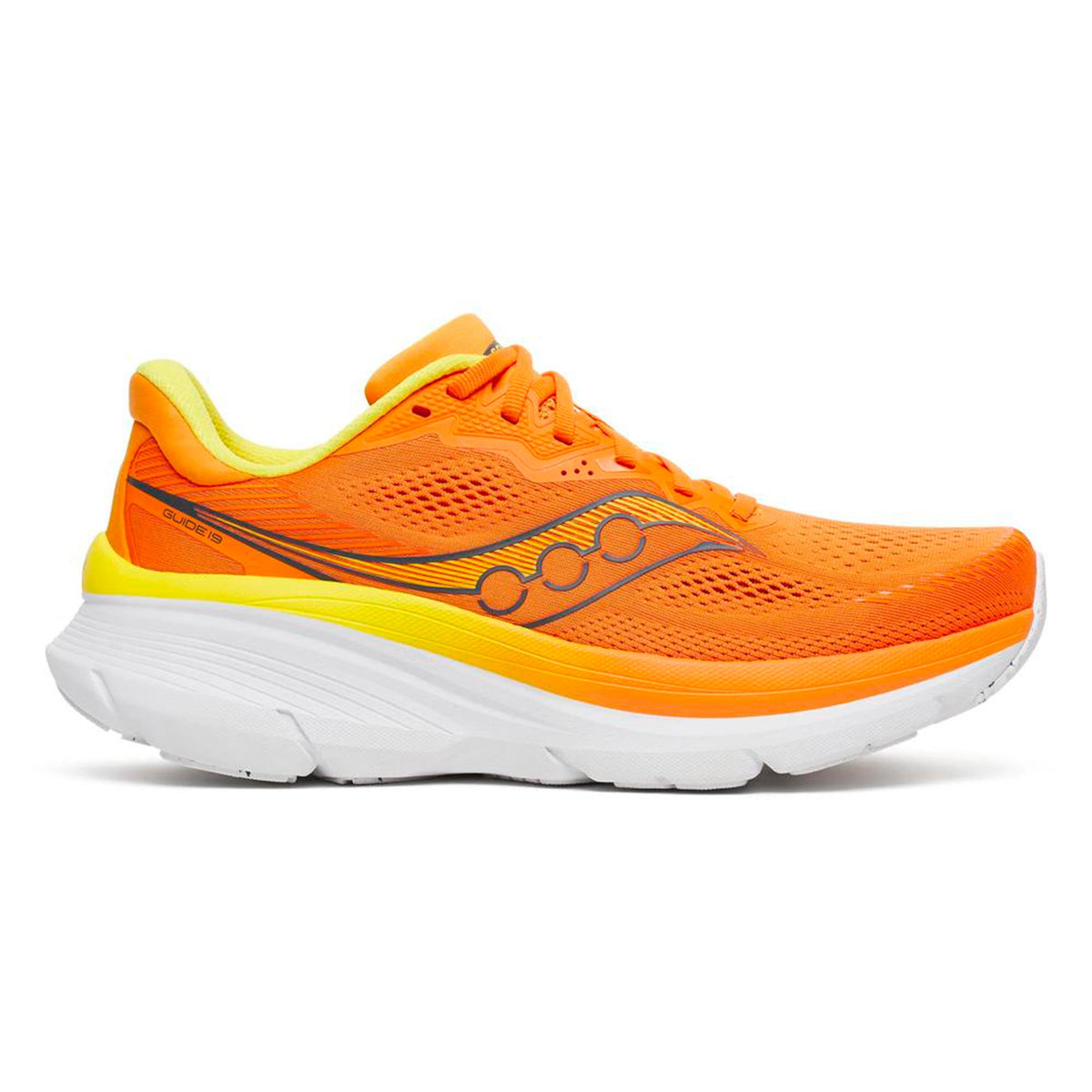 Saucony Guide 19 Zapatilla de estabilidad Hombres - naranja, amarillo
