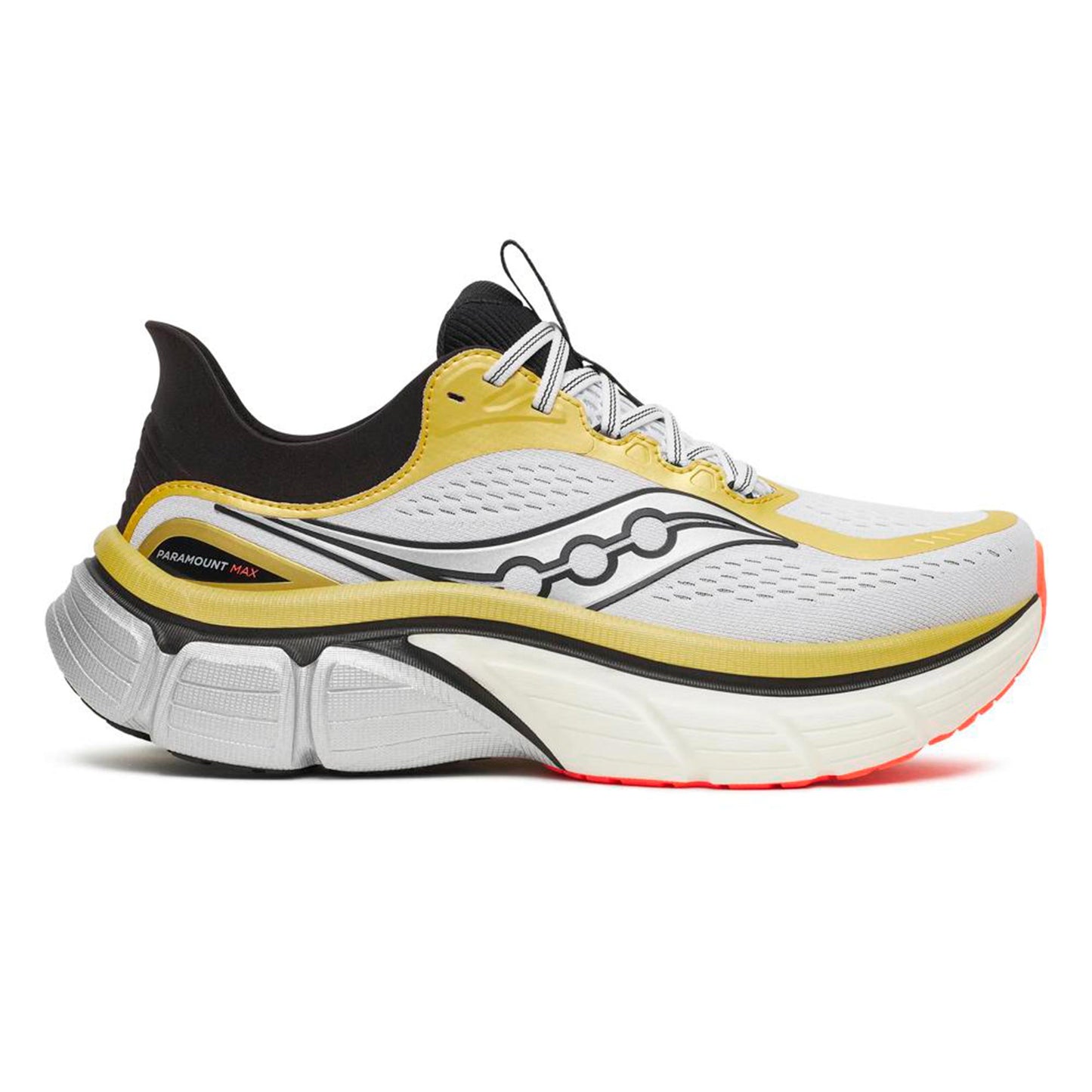 Saucony Paramount Max Zapatilla neutral Hombres - blanco, dorado