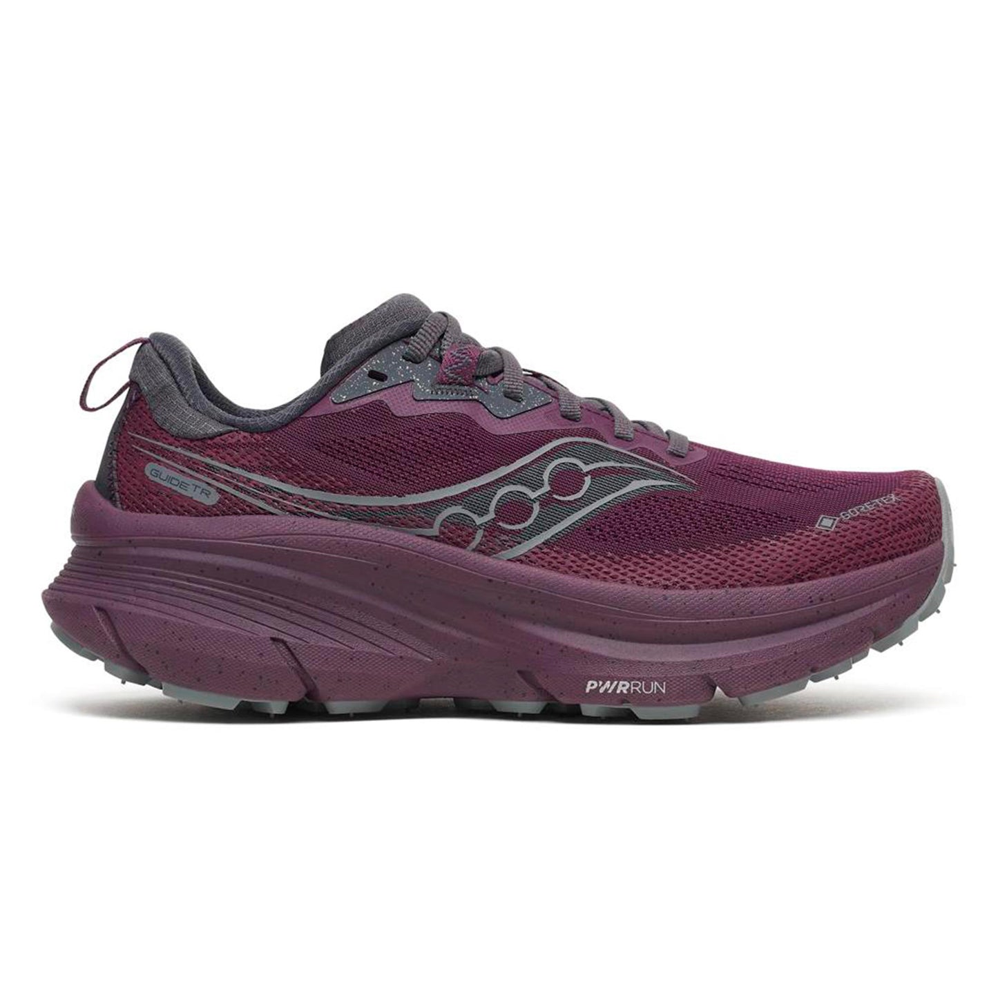 Saucony Guide TR GTX Zapatilla trail Mujeres - rojo vino, gris