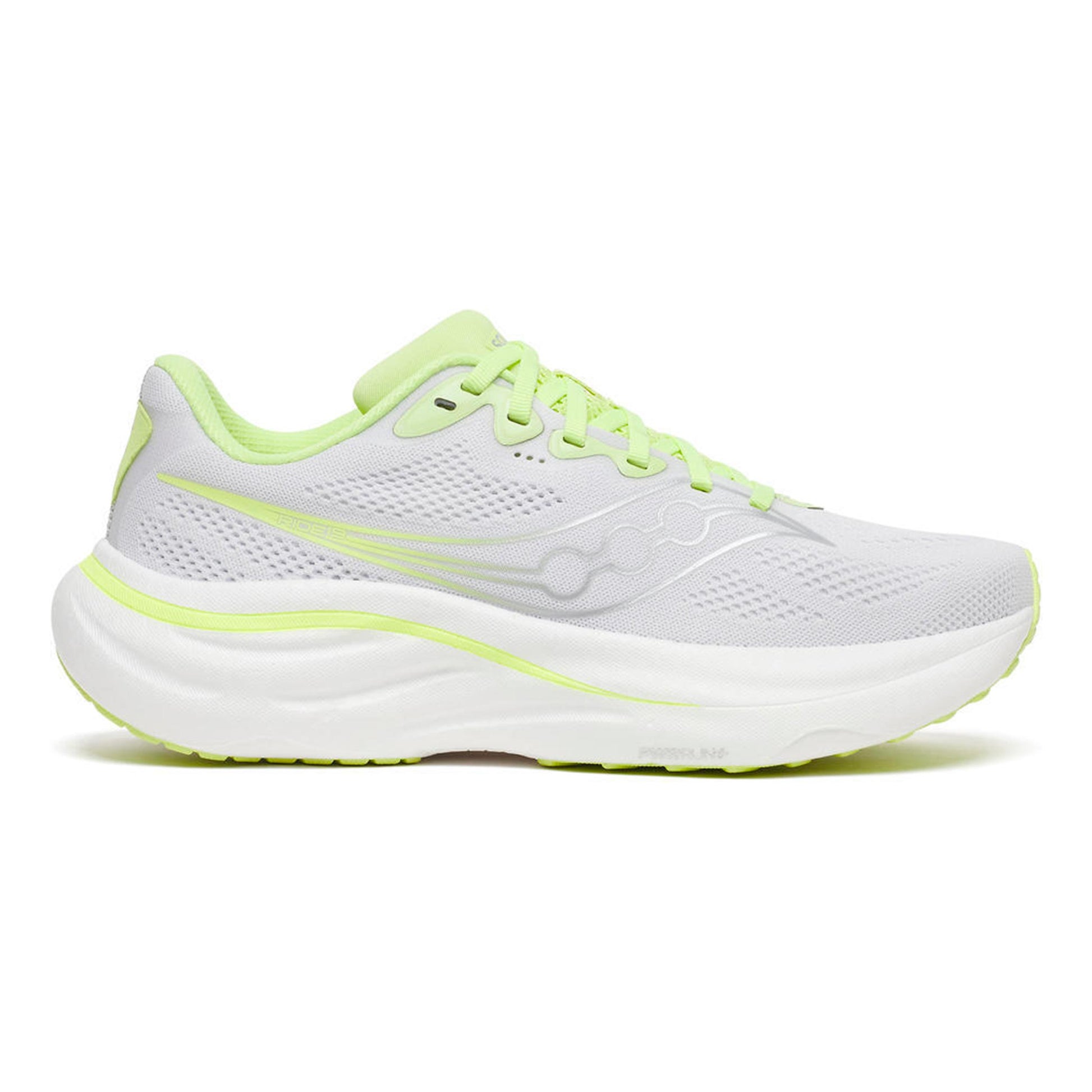 Saucony Ride 19 Zapatilla neutral Mujeres - blanco, amarillo