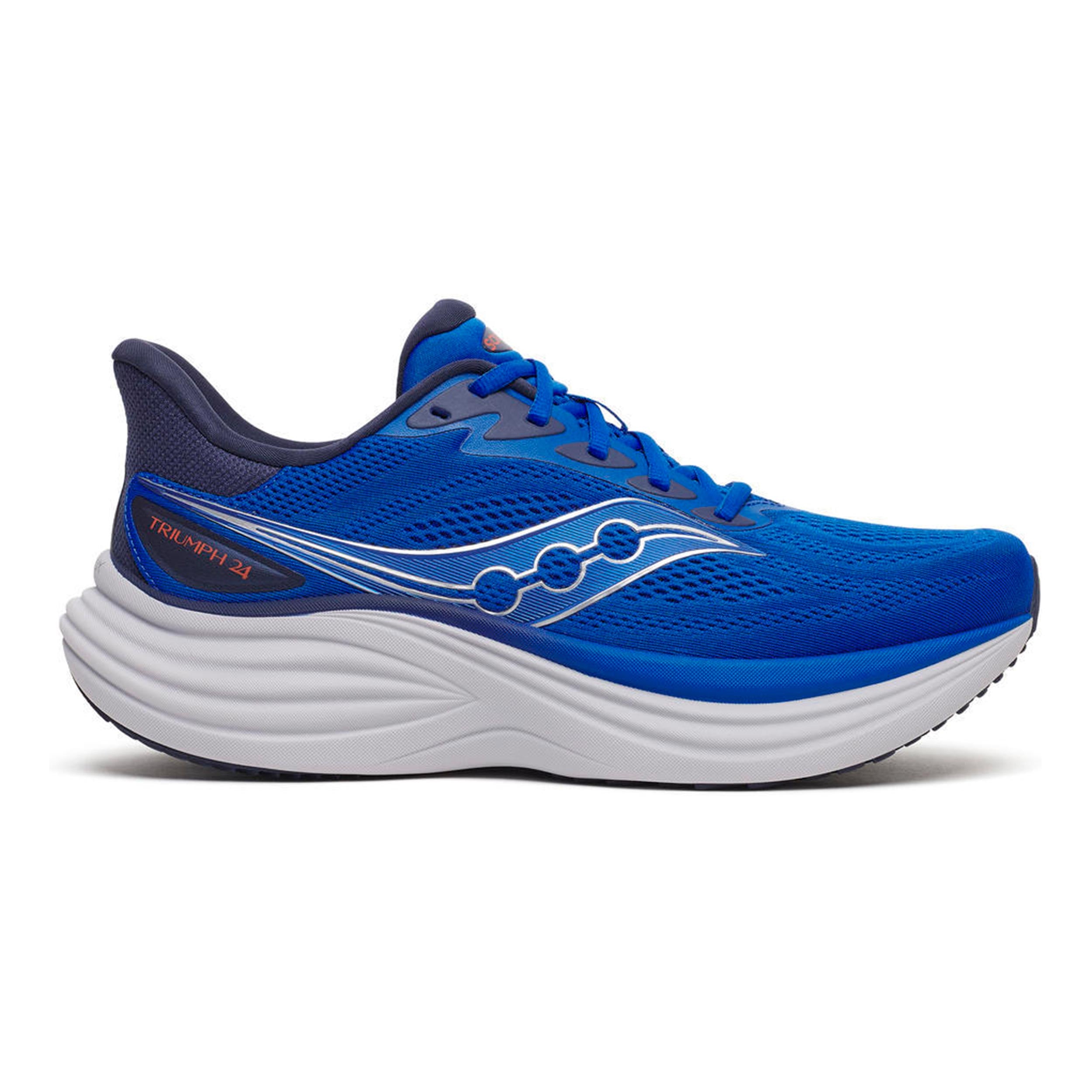 Saucony Triumph 24 Zapatilla neutral Hombres - azul, plateado