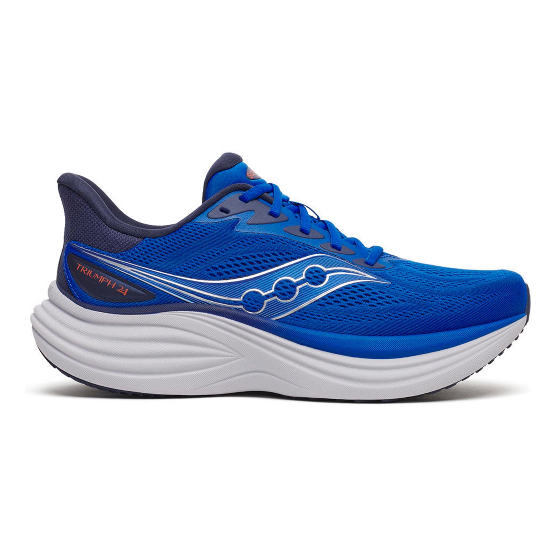 Saucony Triumph 24 Zapatilla neutral Hombres - azul, plateado