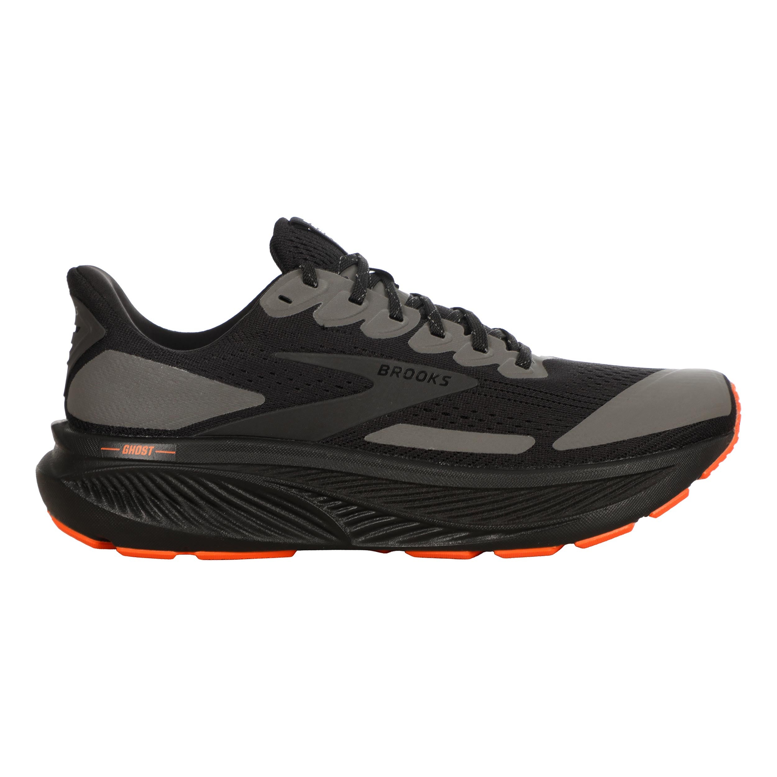 Brooks Ghost 17 Zapatilla neutral Mujeres - negro, naranja