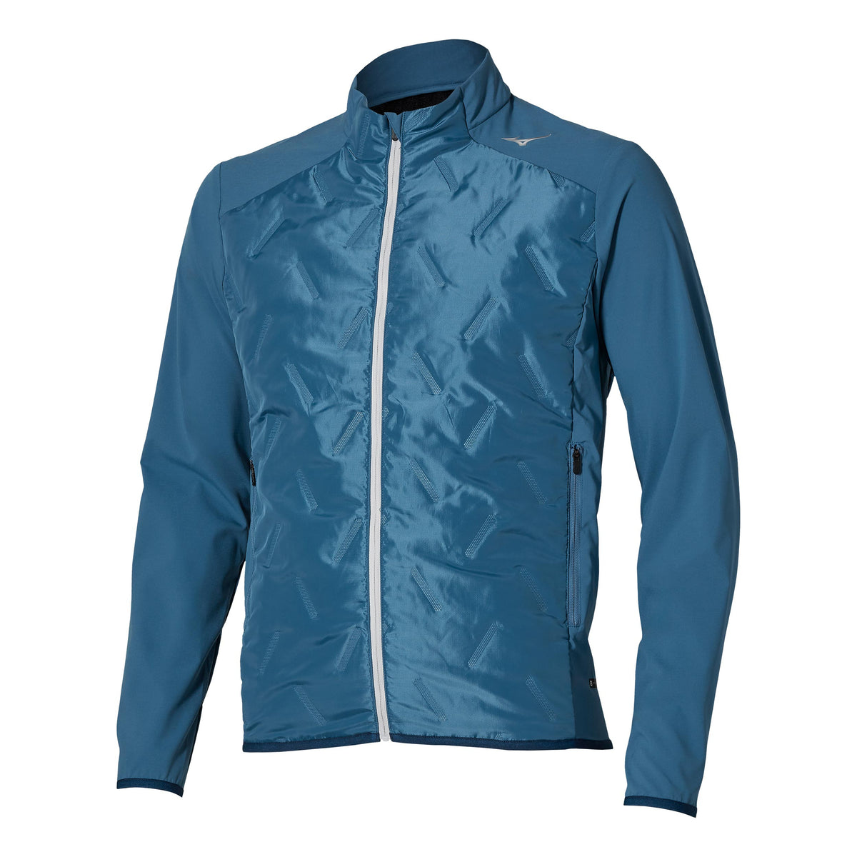 Mizuno Tech Techfill Breaththermo  Chaqueta para correr Hombres - azul