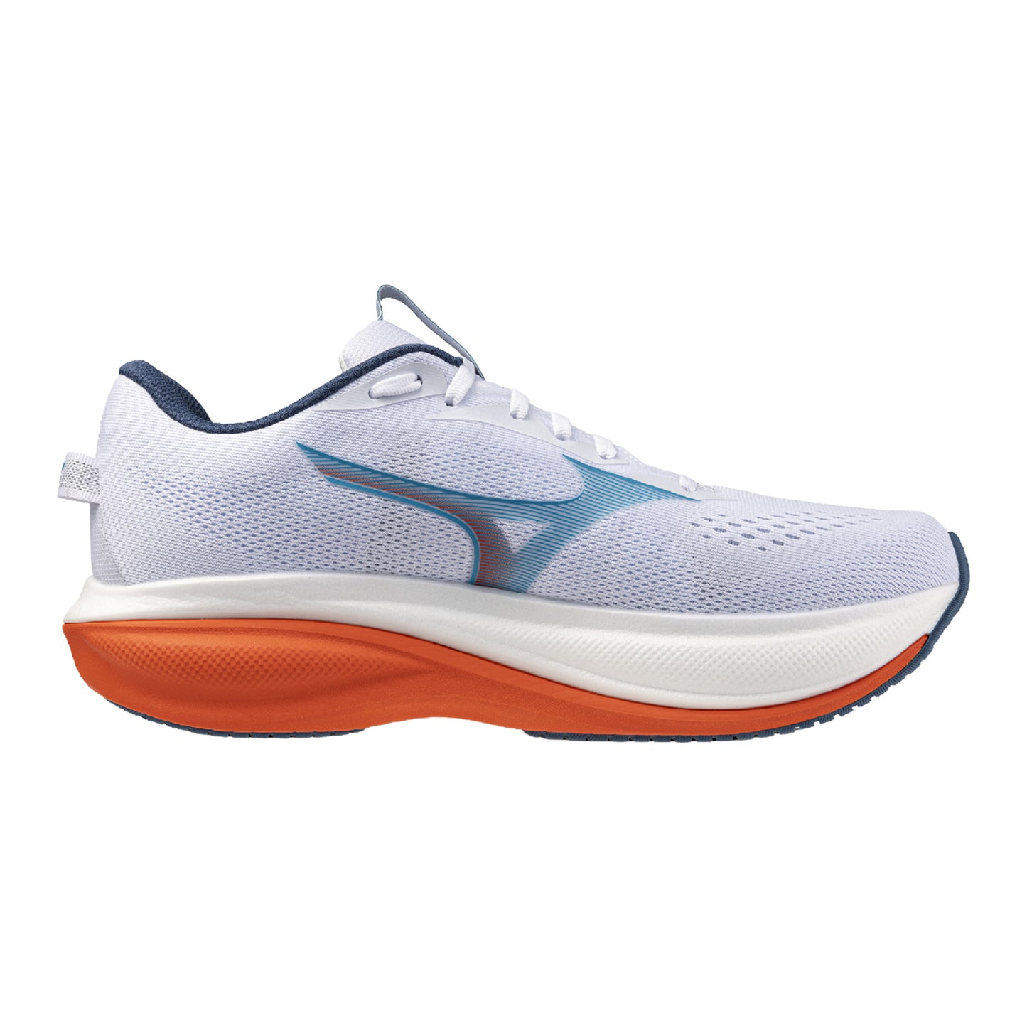 Mizuno Wave Rider 30  Zapatilla neutral Hombres - blanco, azul