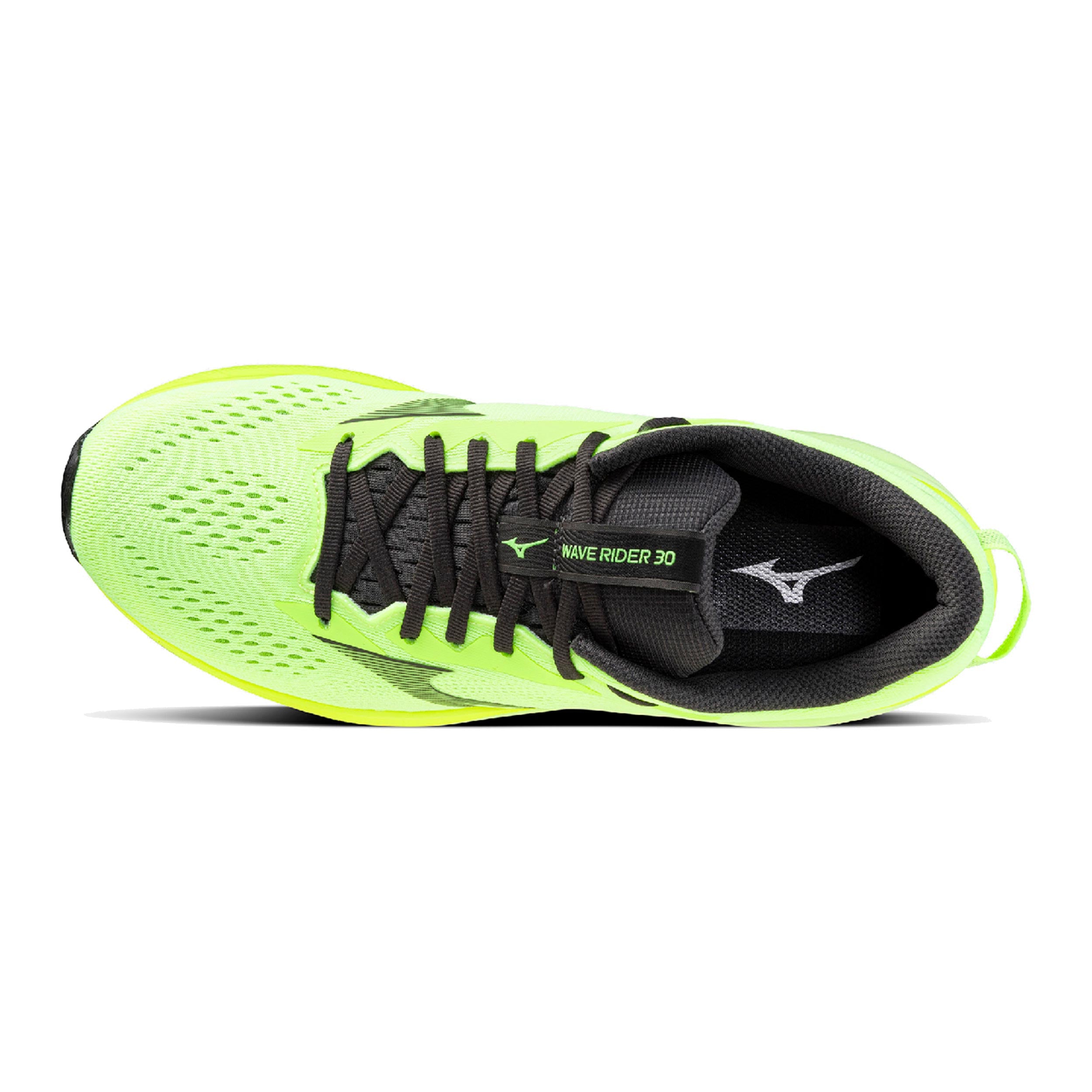 Mizuno Wave Rider 30  Zapatilla neutral Hombres - amarillo neón, negro
