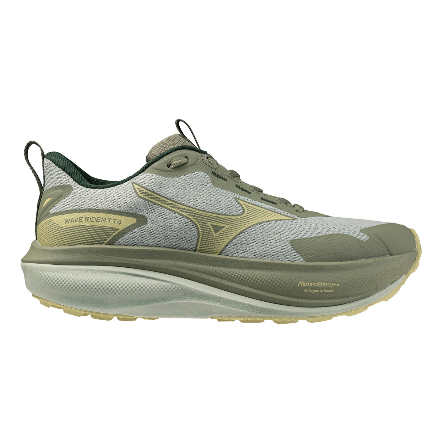 Mizuno Wave Rider TT 4  Zapatilla trail Mujeres - gris, salvia