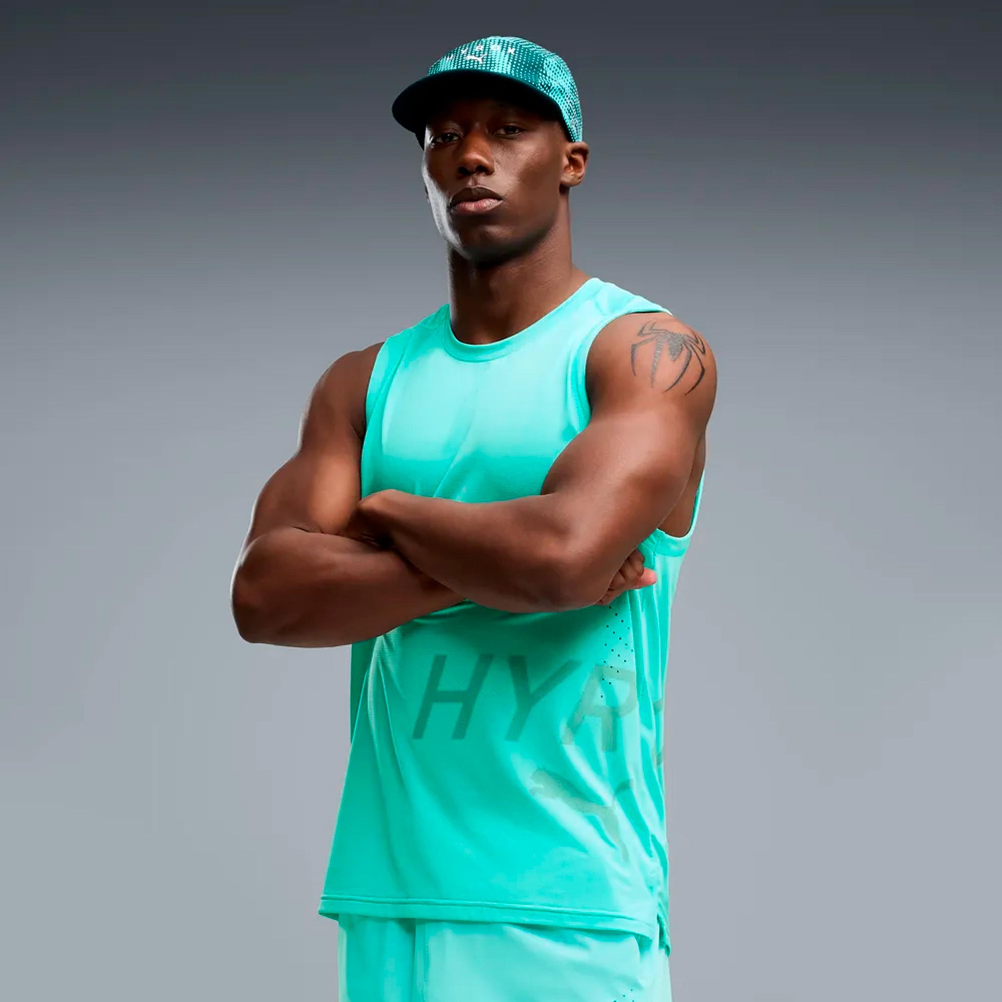 Puma HYROX PWRMODE Training  Camiseta de running Hombres - menta