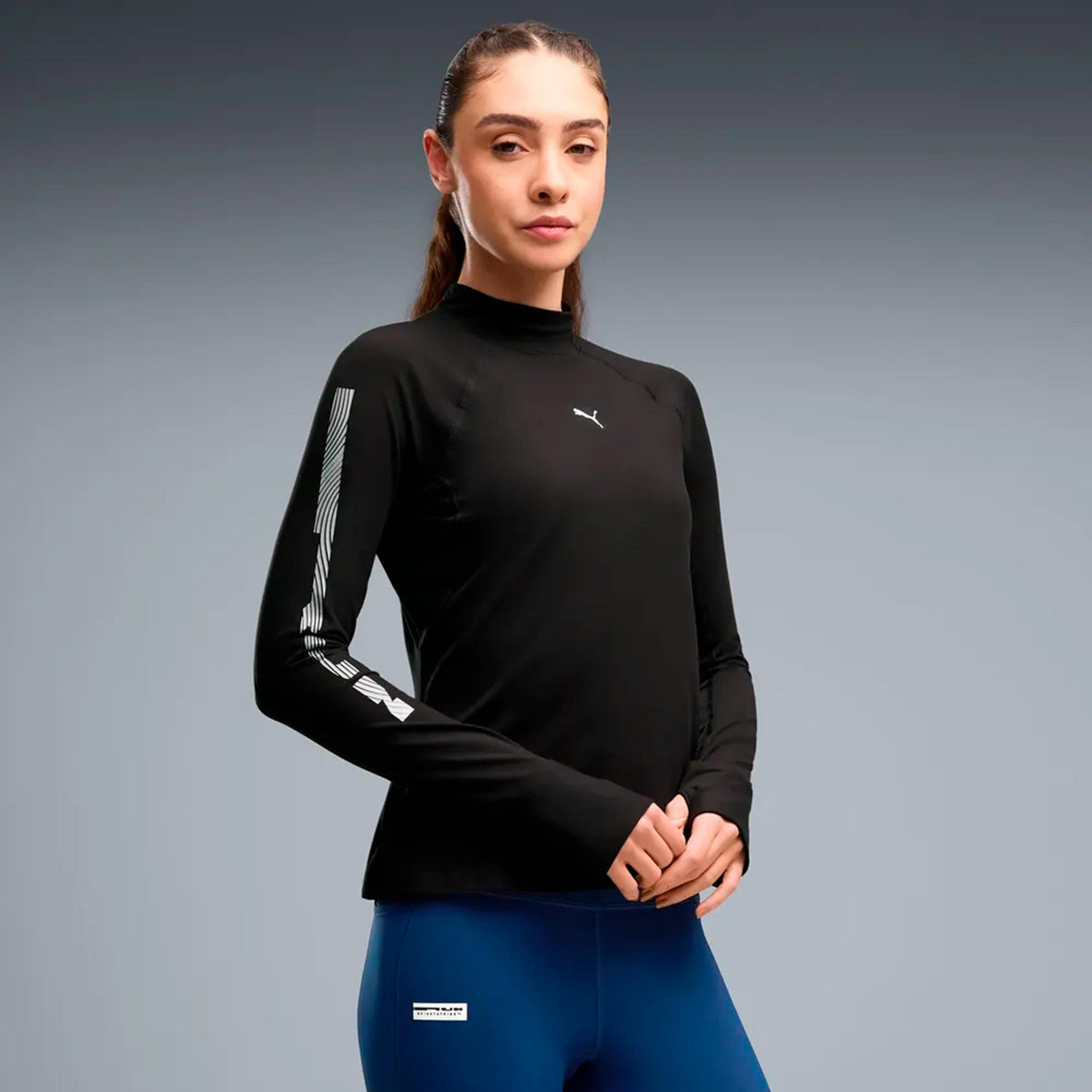 Puma Brightstride Cloudspun  Camiseta de running Mujeres - negro