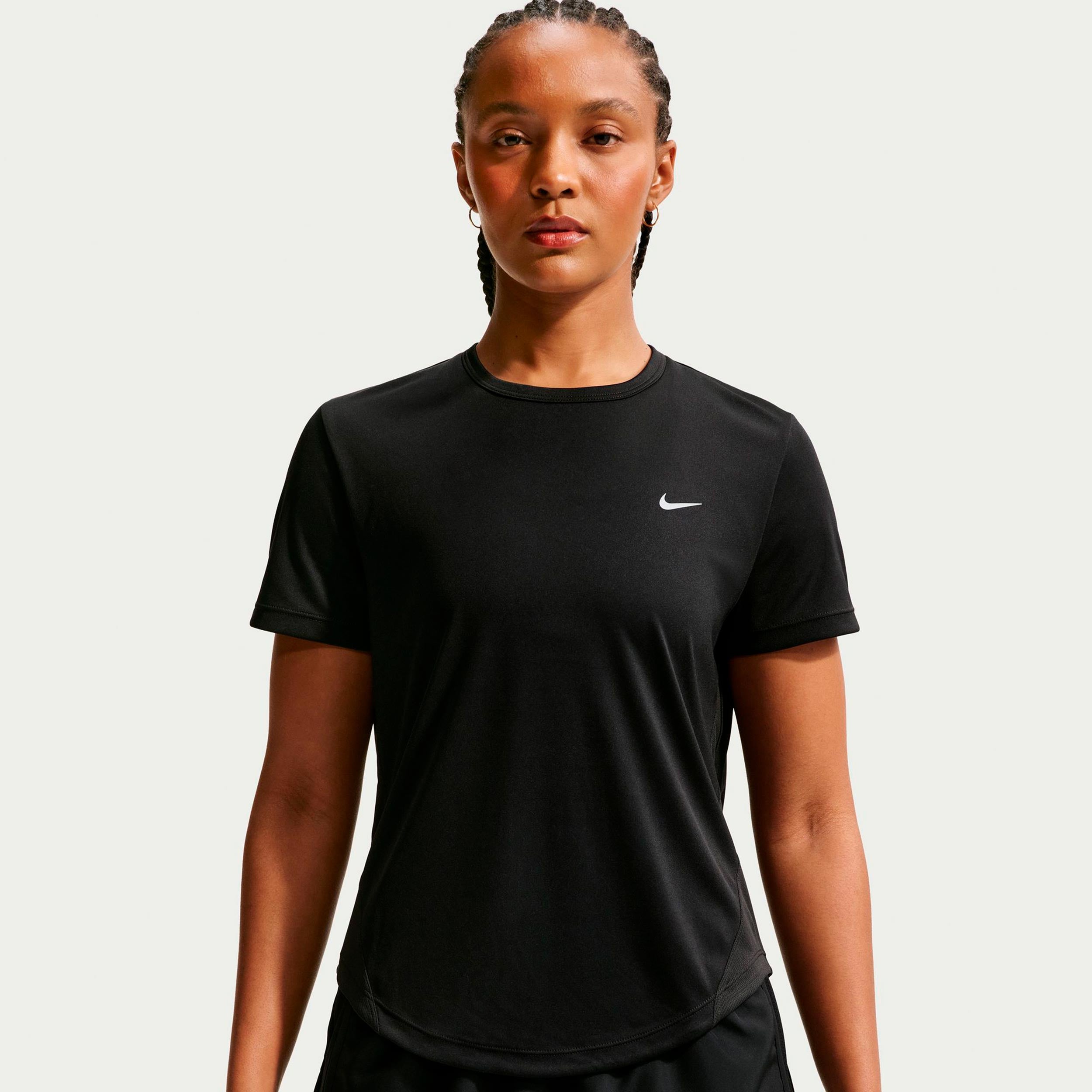 Nike Tempo  Camiseta de running Mujeres - negro, plateado