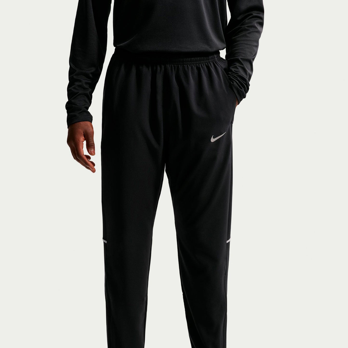 Nike Miler Pant Pantalón largo Hombres - negro, plateado
