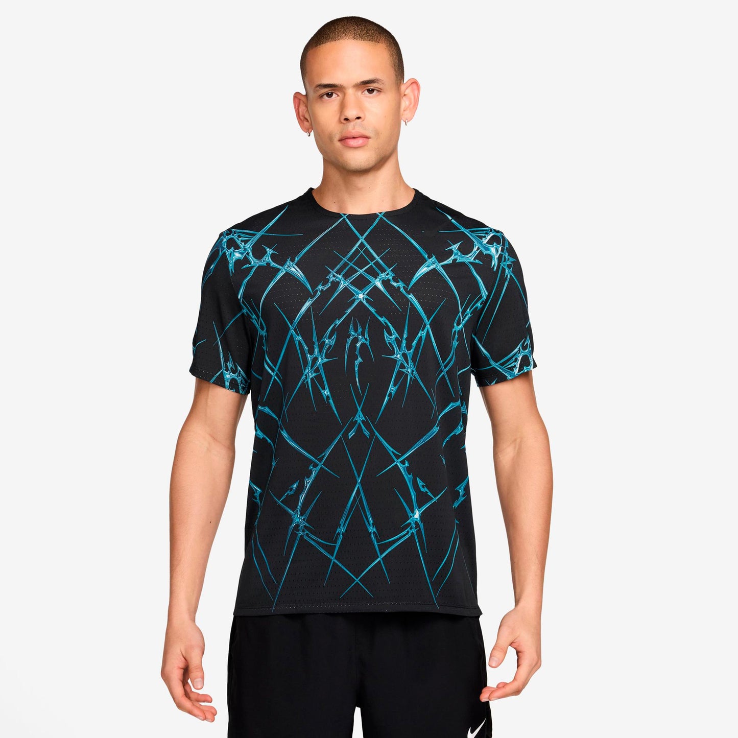 Nike AeroSwift  Camiseta de running Hombres - negro, blanco