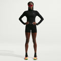Swift  Chaqueta para correr Mujeres - negro, plateado