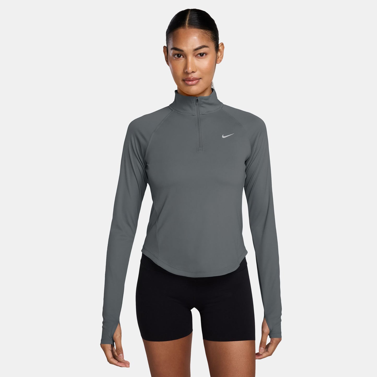 Nike Tempo  Camiseta de running Mujeres - gris, plateado